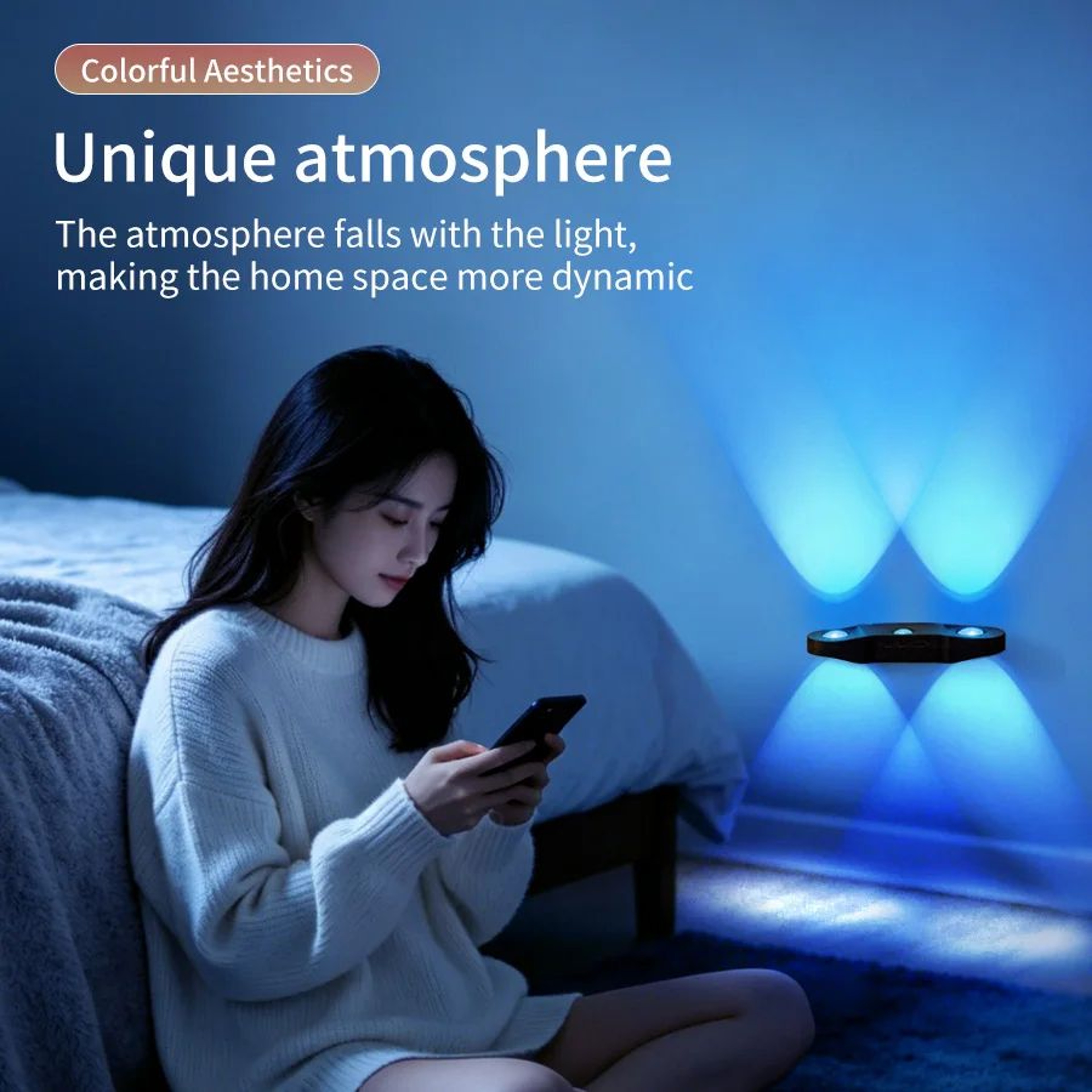 Rechargeable Magnetic Motion Sensor LED Wall Light 4
