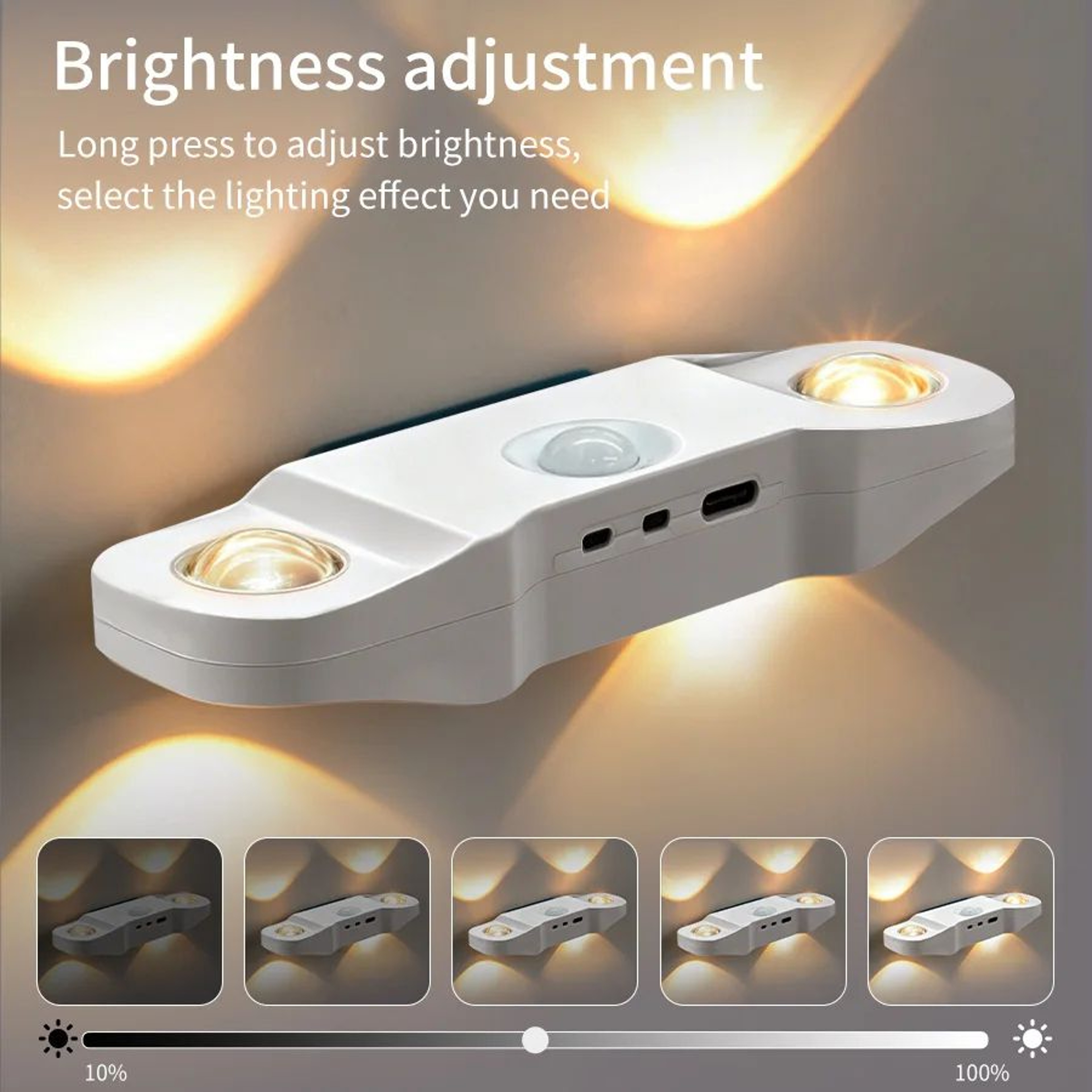 Rechargeable Magnetic Motion Sensor LED Wall Light 2