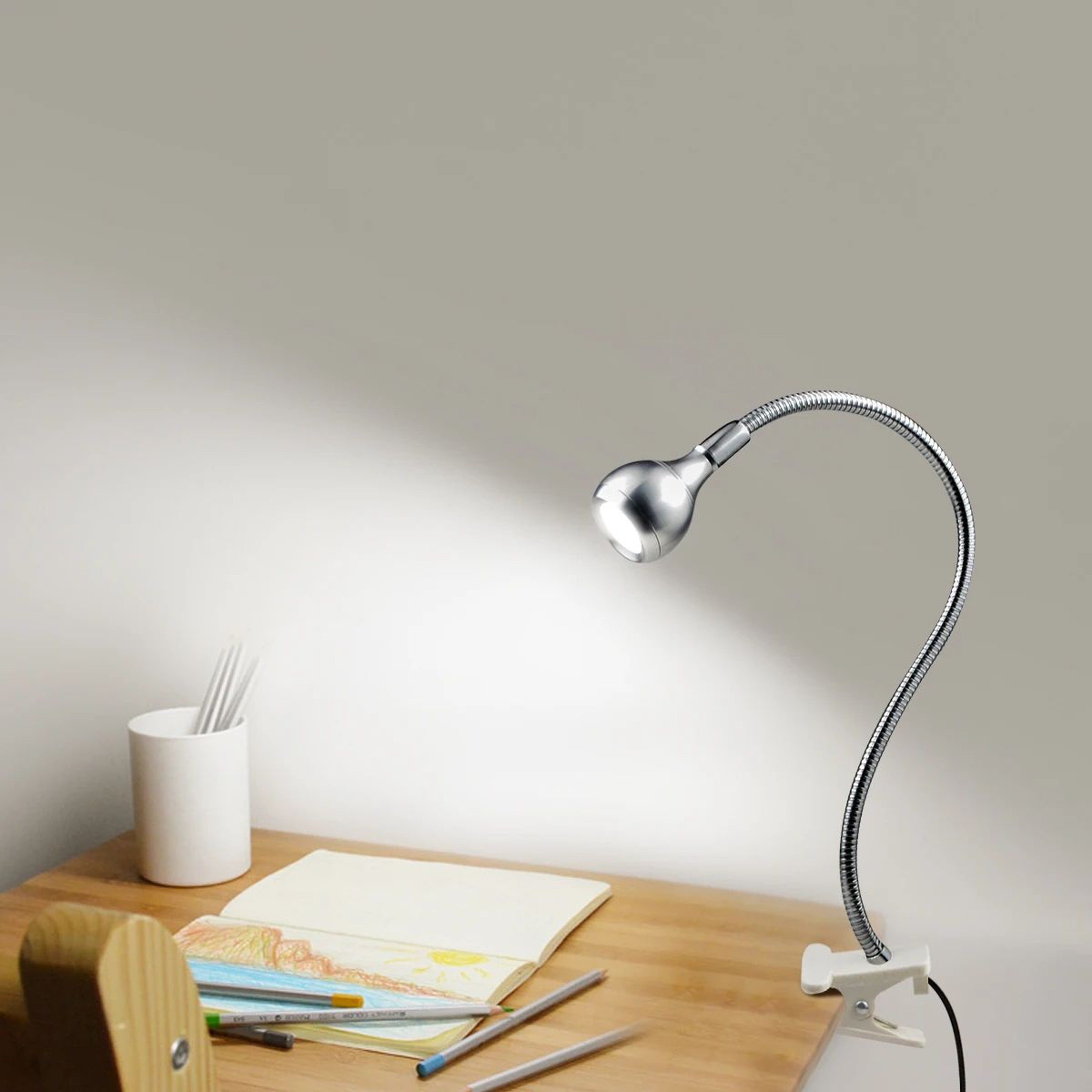 USB Flexible LED Clip On Reading Lamp 1