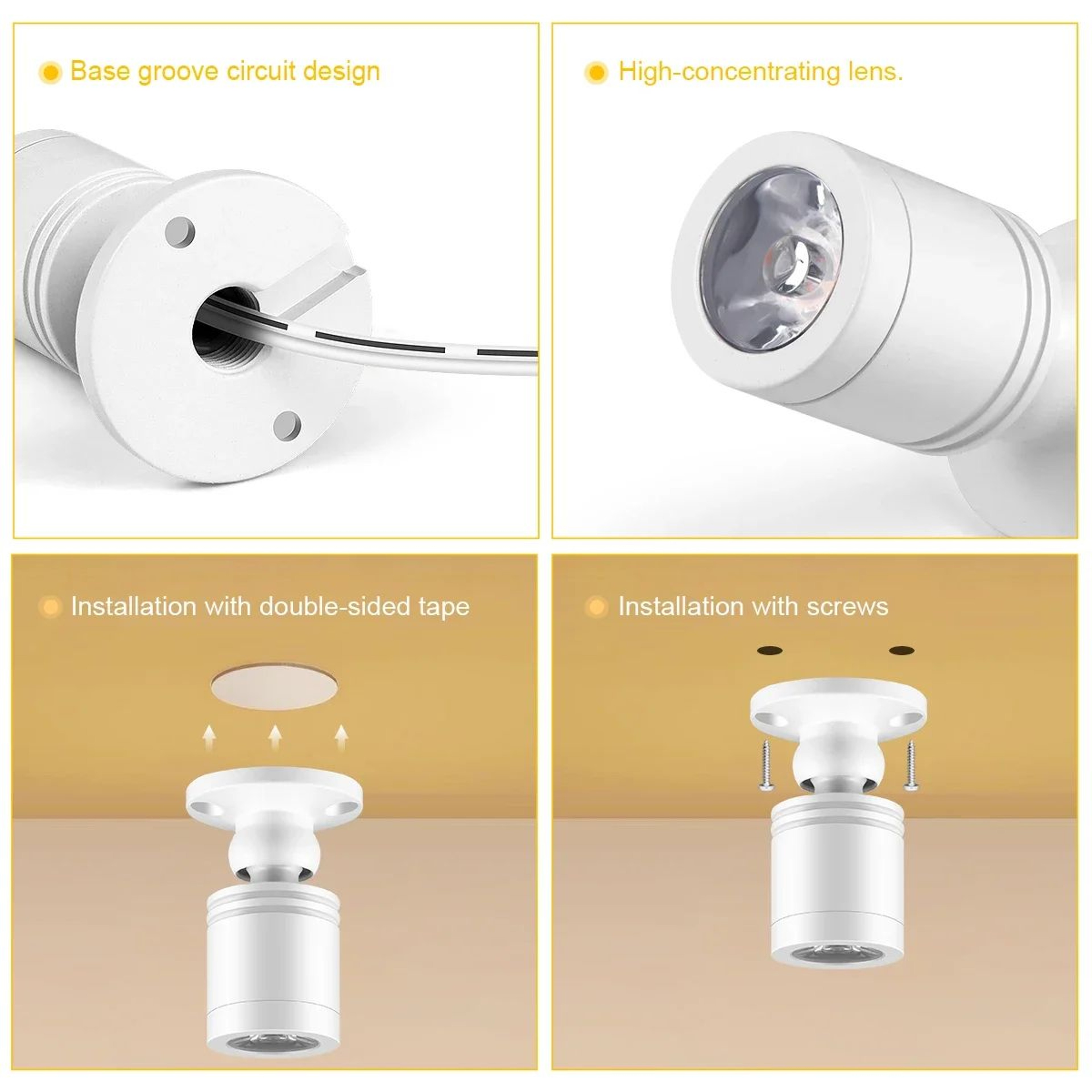 12V Mini LED Spotlight With Dupont Connector 3