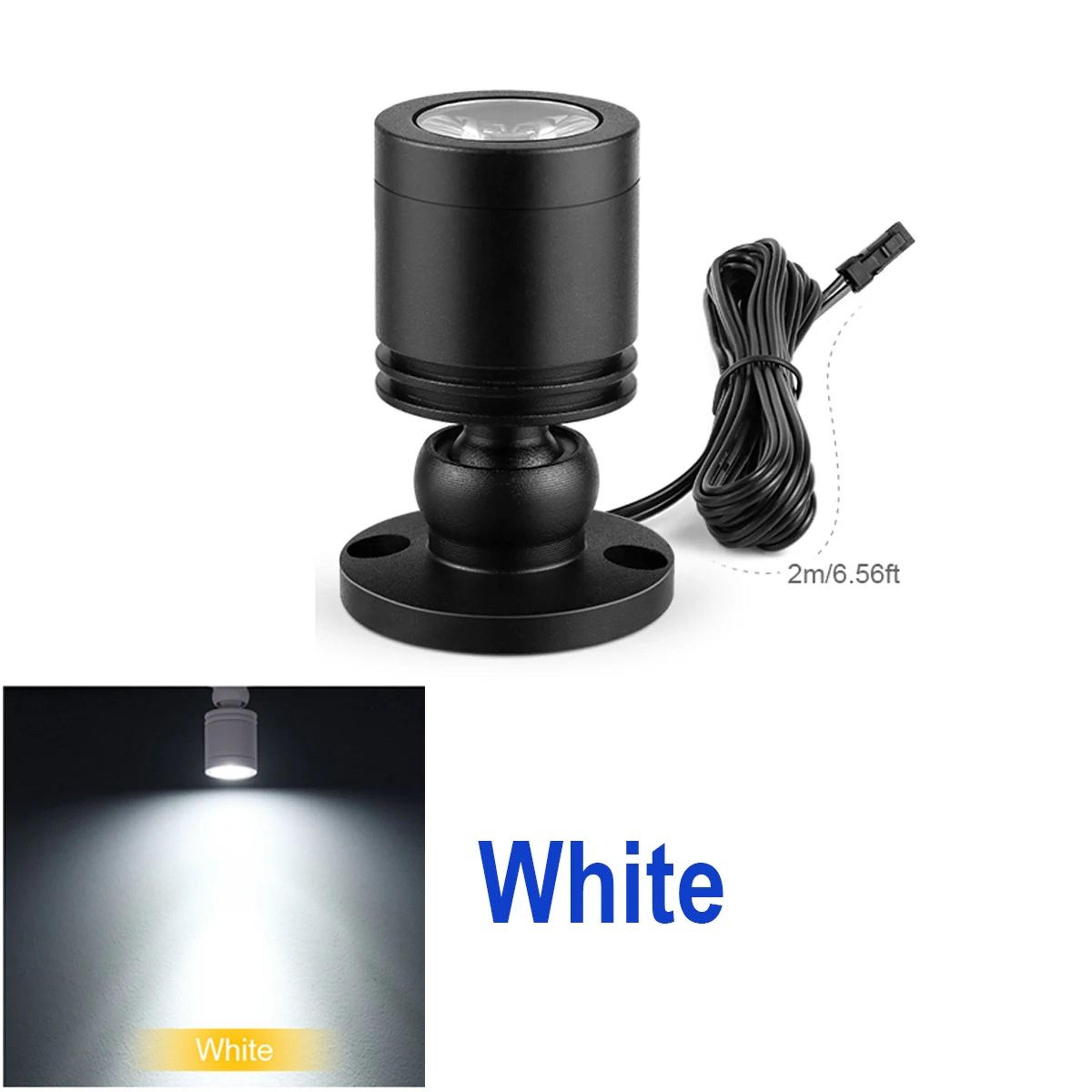 12V Mini LED Spotlight With Dupont Connector 6