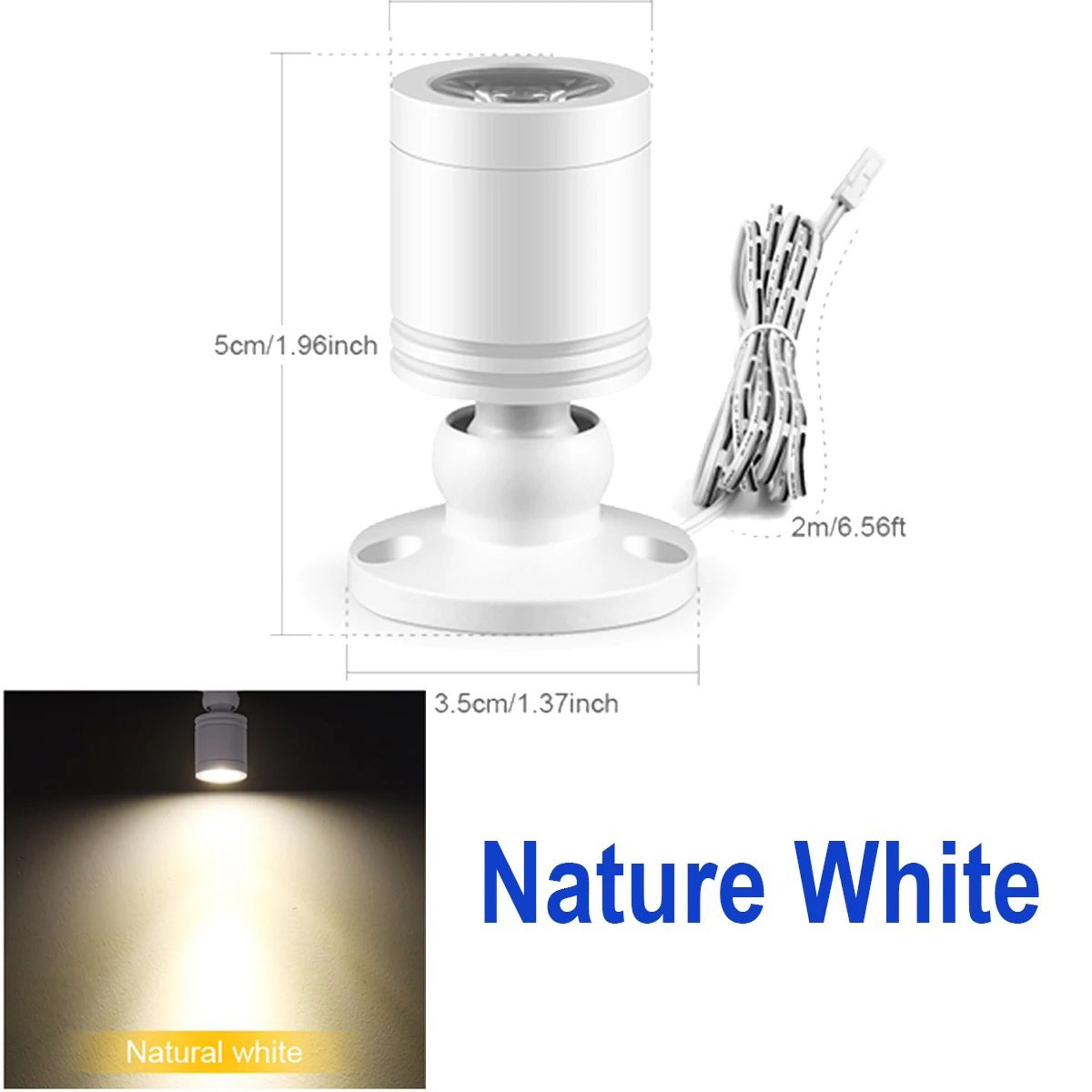 12V Mini LED Spotlight With Dupont Connector 10