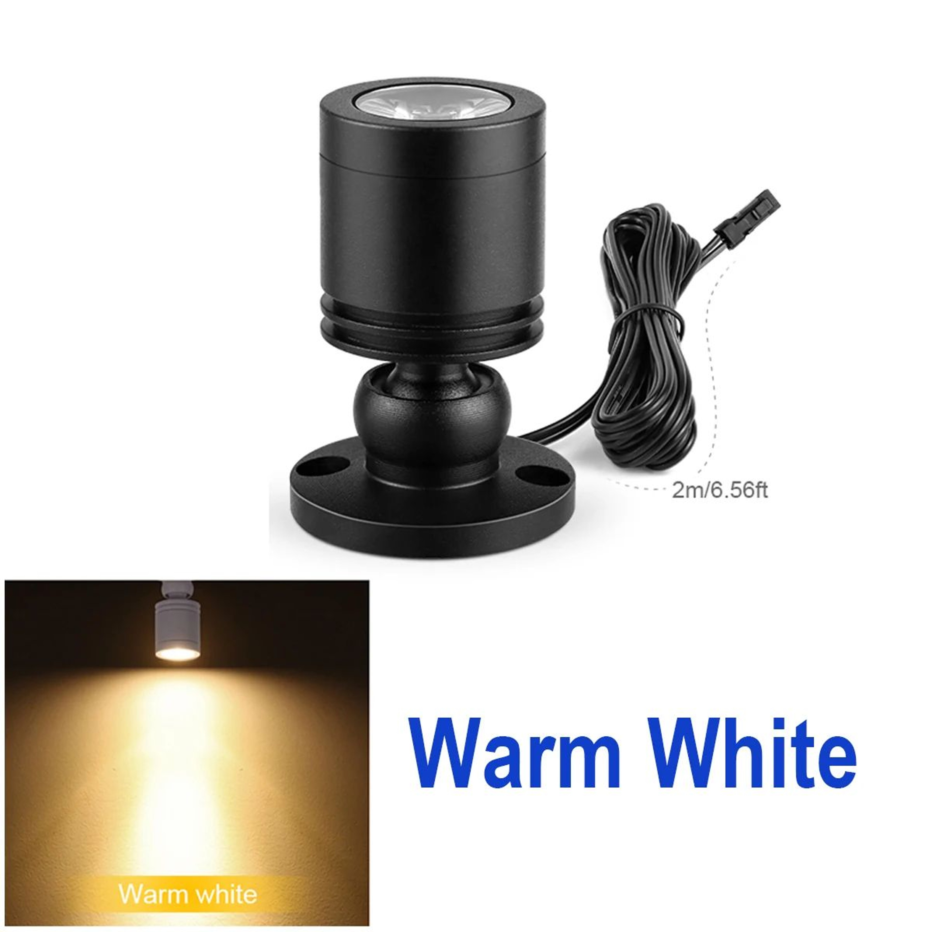 12V Mini LED Spotlight With Dupont Connector 8