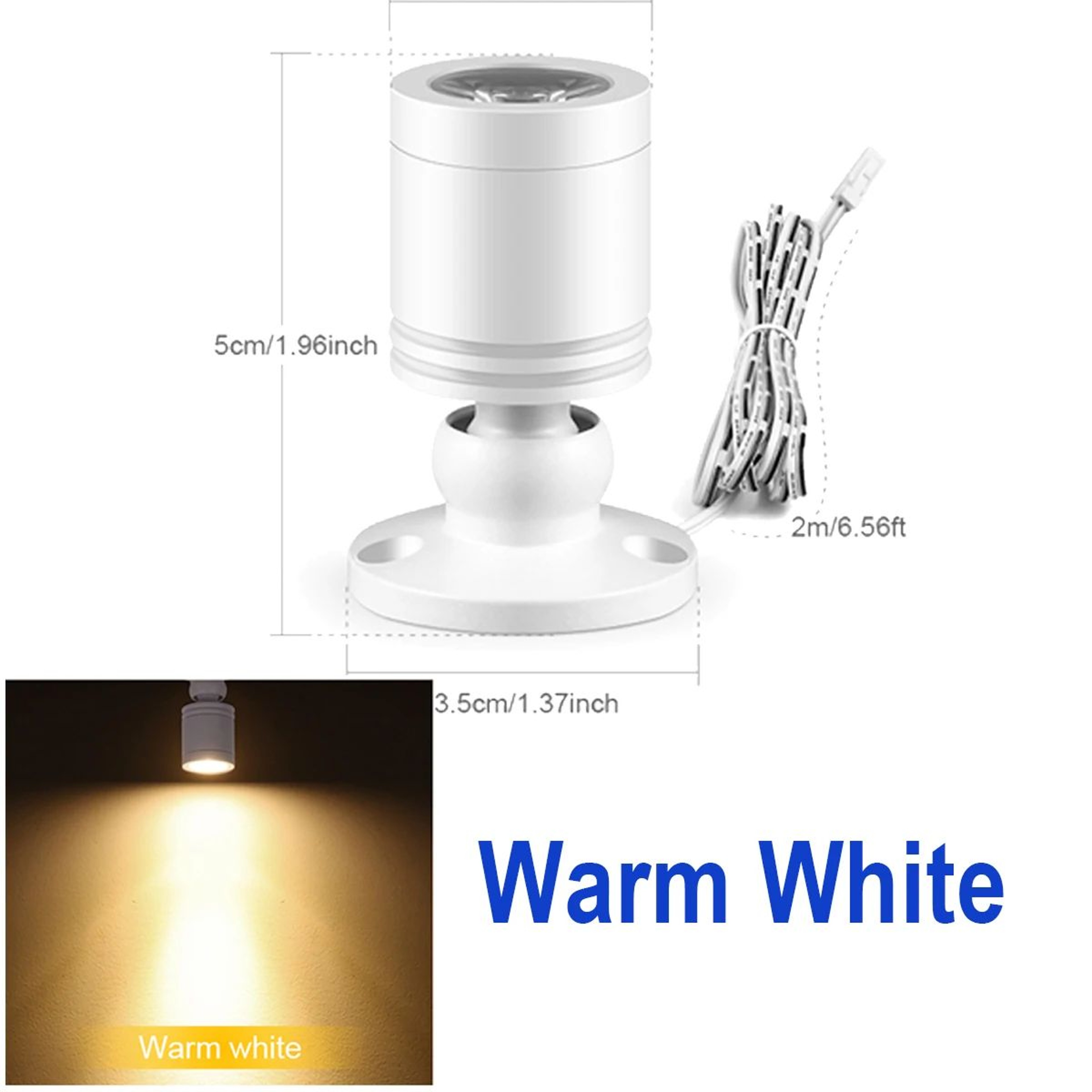 12V Mini LED Spotlight With Dupont Connector 11
