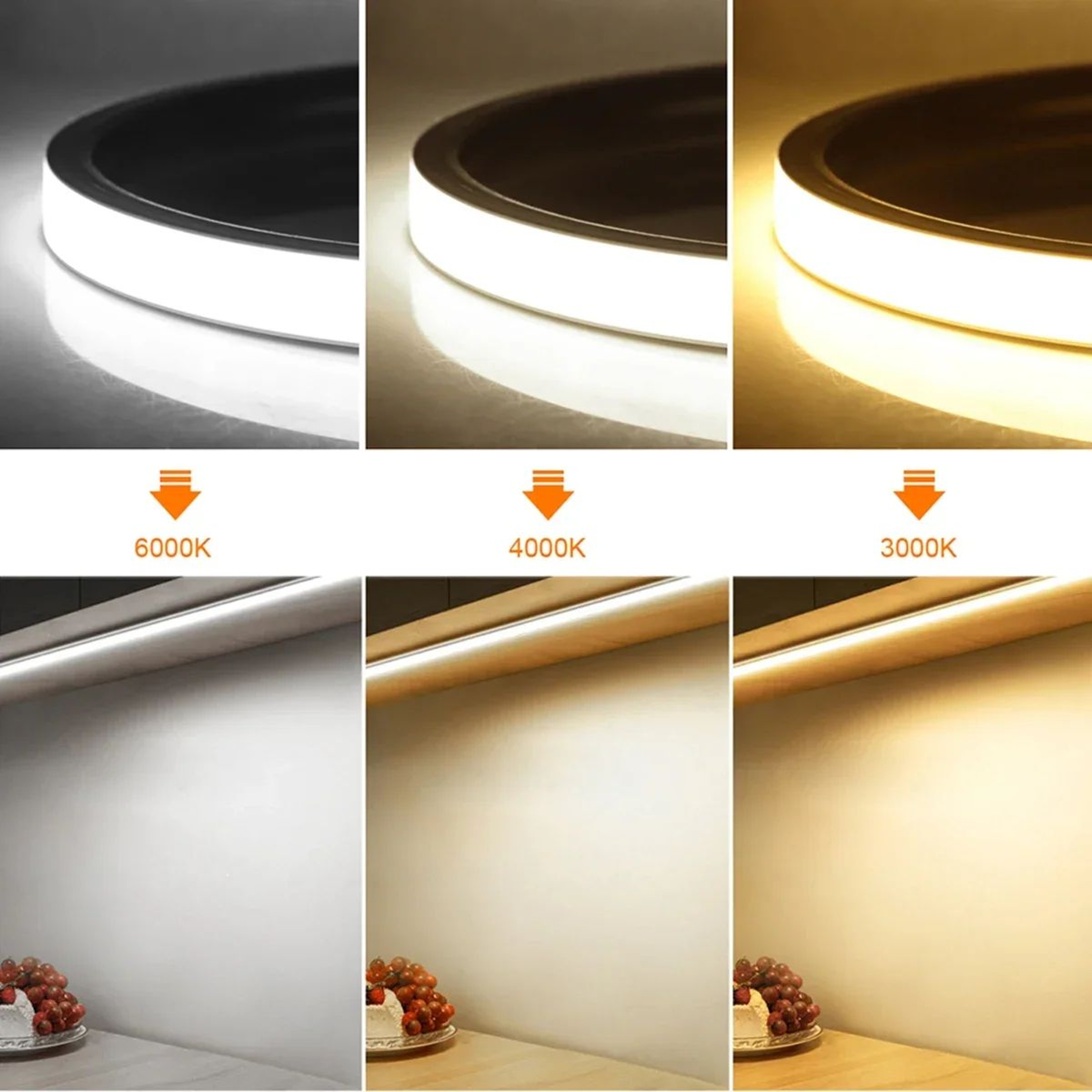USB COB LED Strip Light With Motion Sensor 5