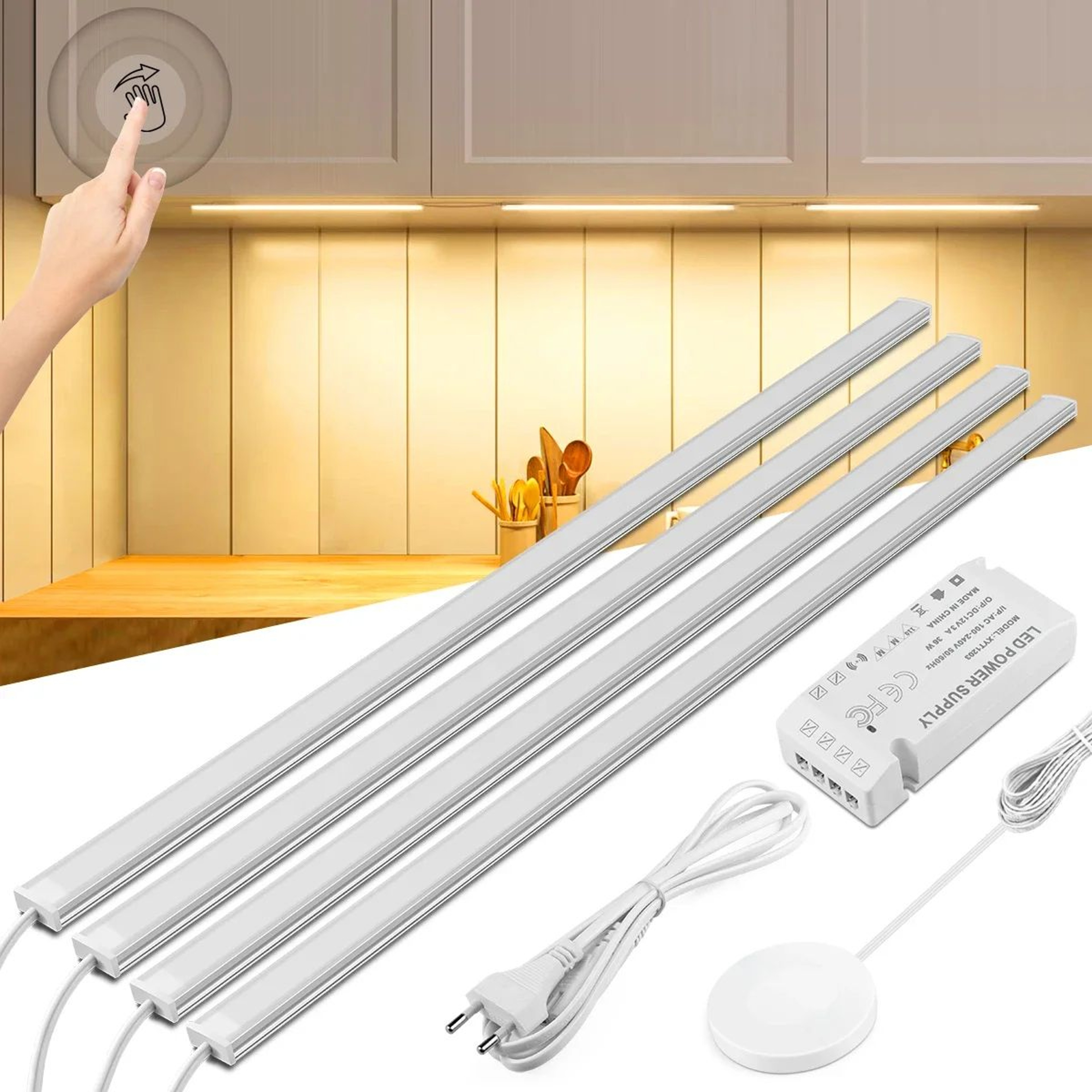 Dimmable LED Cabinet Bar Lights With Touch Sensor 0