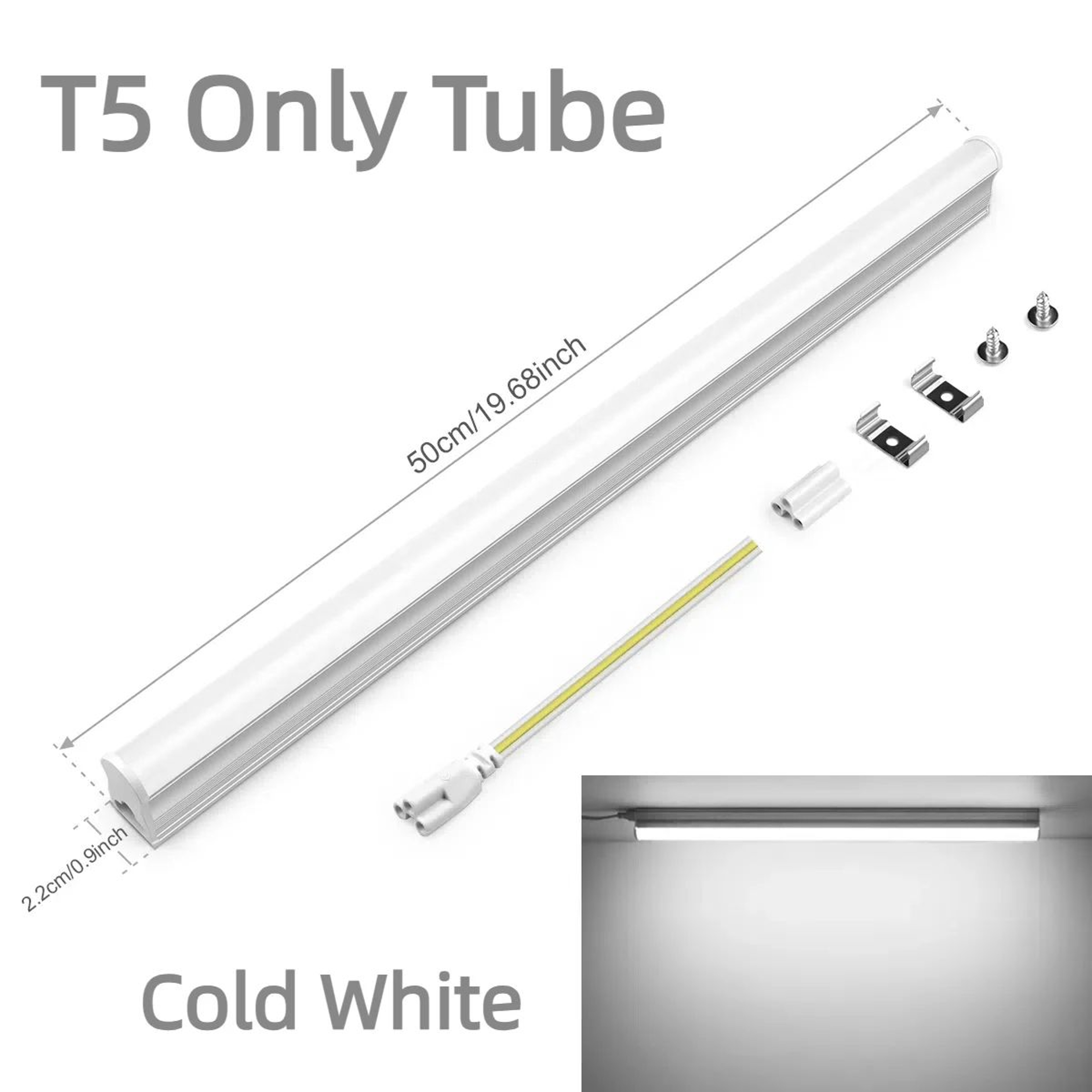 T5 LED Tube Light For Kitchen Cabinets And Indoor Lighting 6