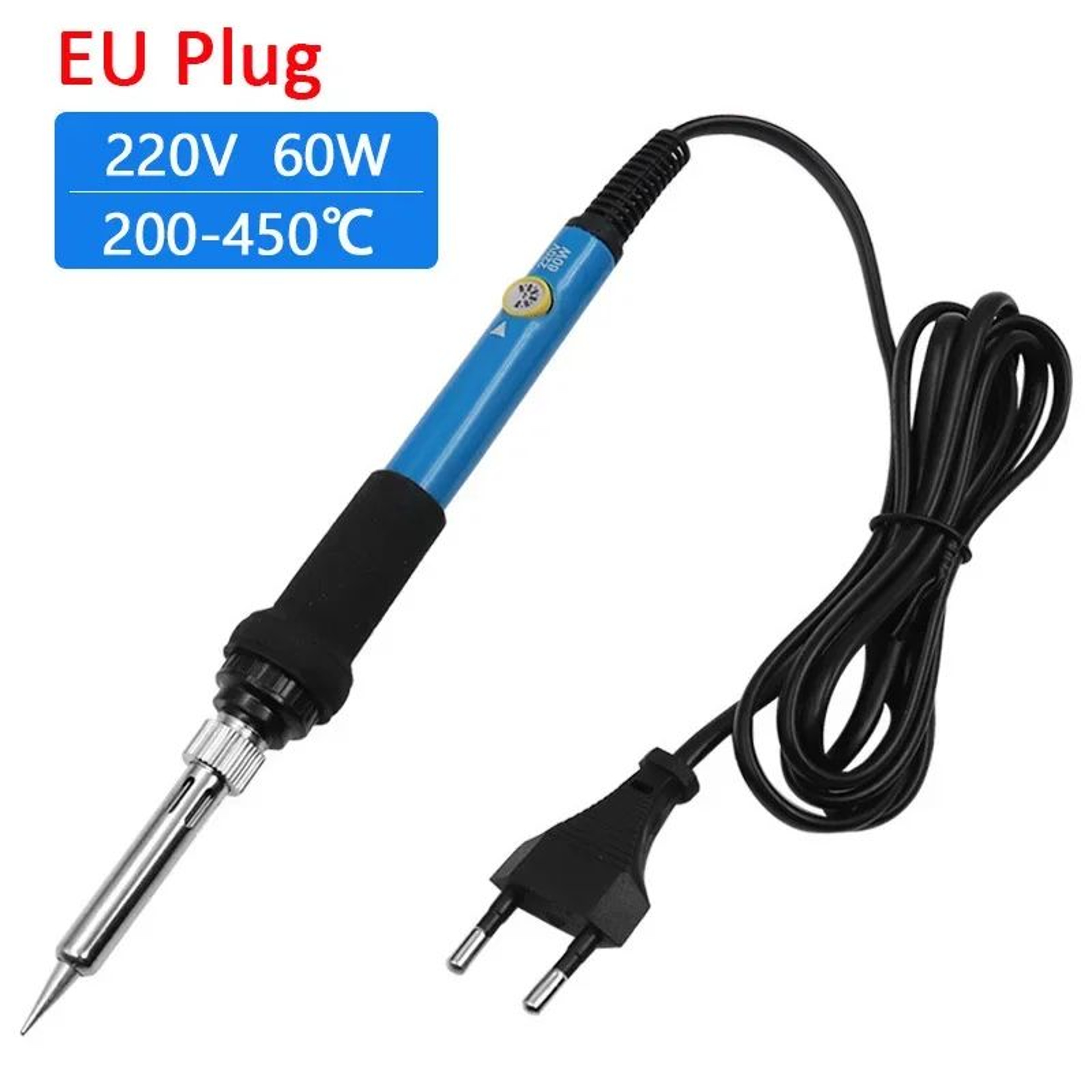 60W Adjustable Temperature Soldering Iron For Electronics Repair 6