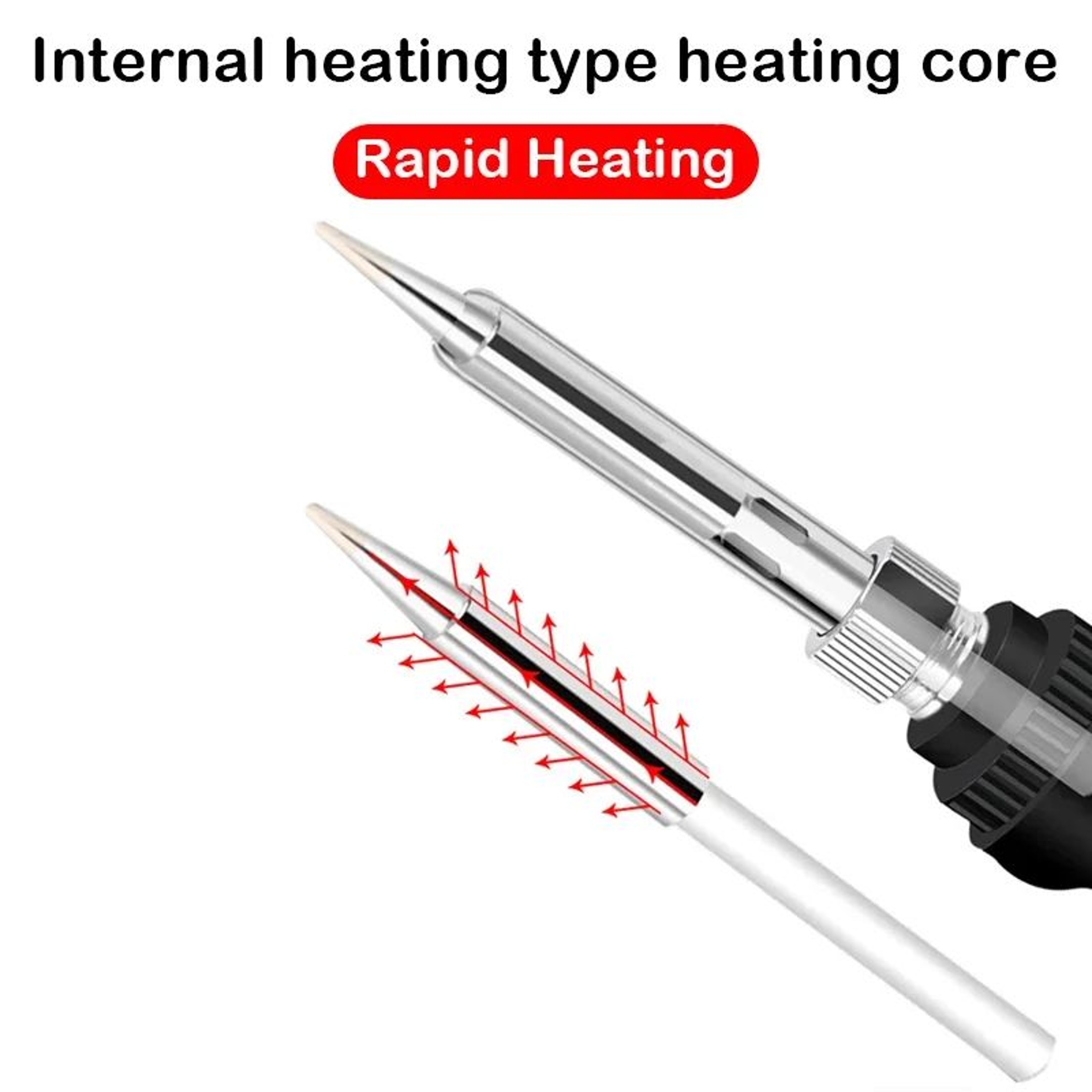 60W Adjustable Temperature Soldering Iron For Electronics Repair 3