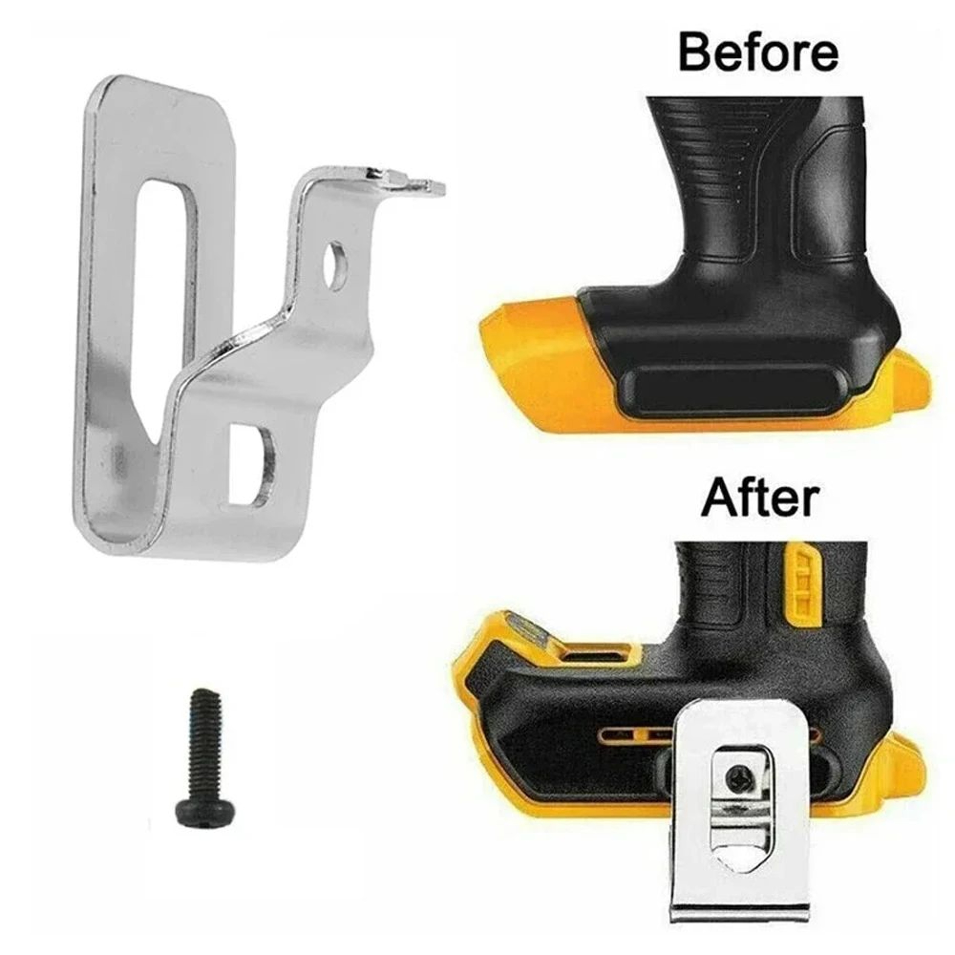 2 Pack Cordless Drill Belt Clip Hooks For Easy Tool Access 1