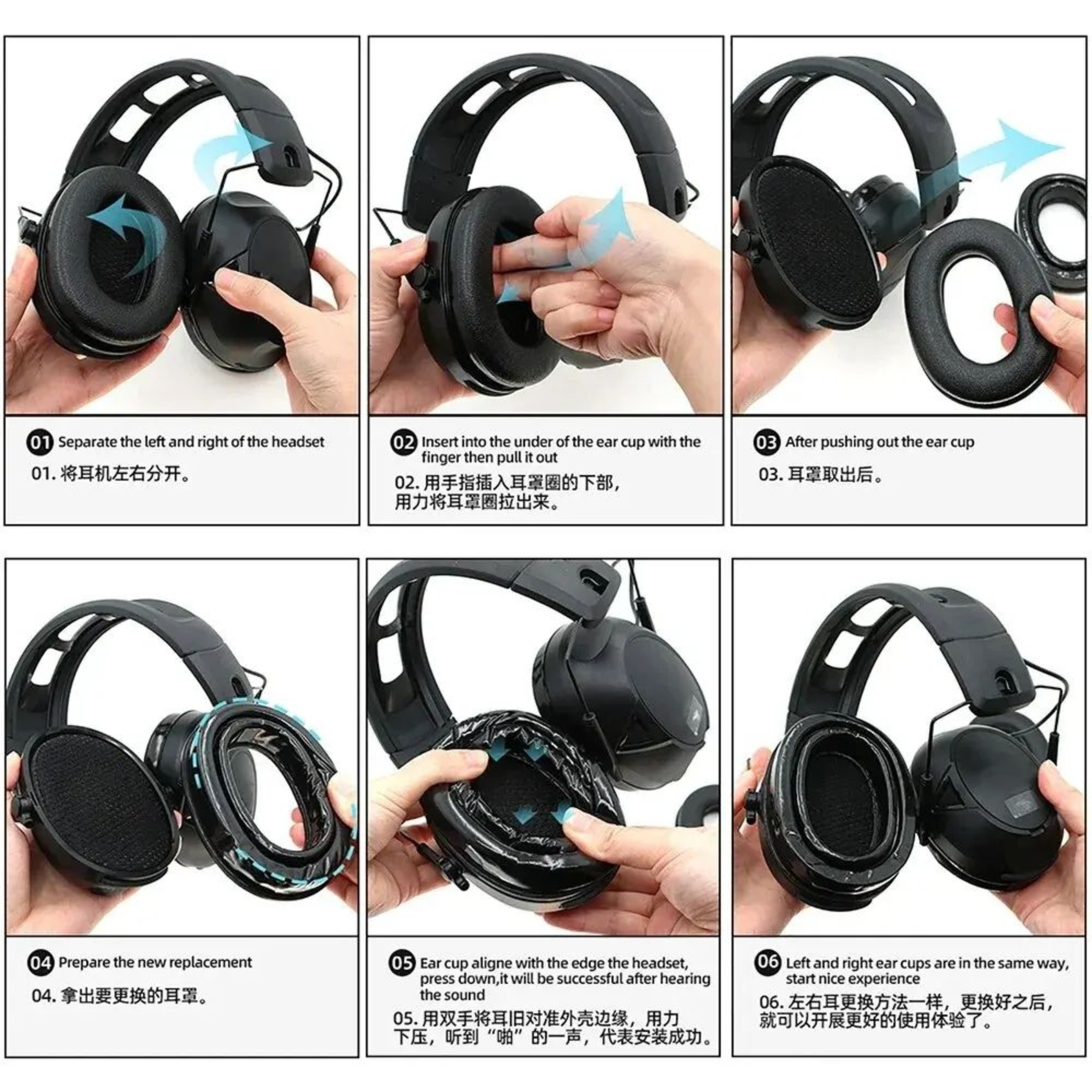 Tactical Gel Ear Pads For Comfortable Headset Replacement 2