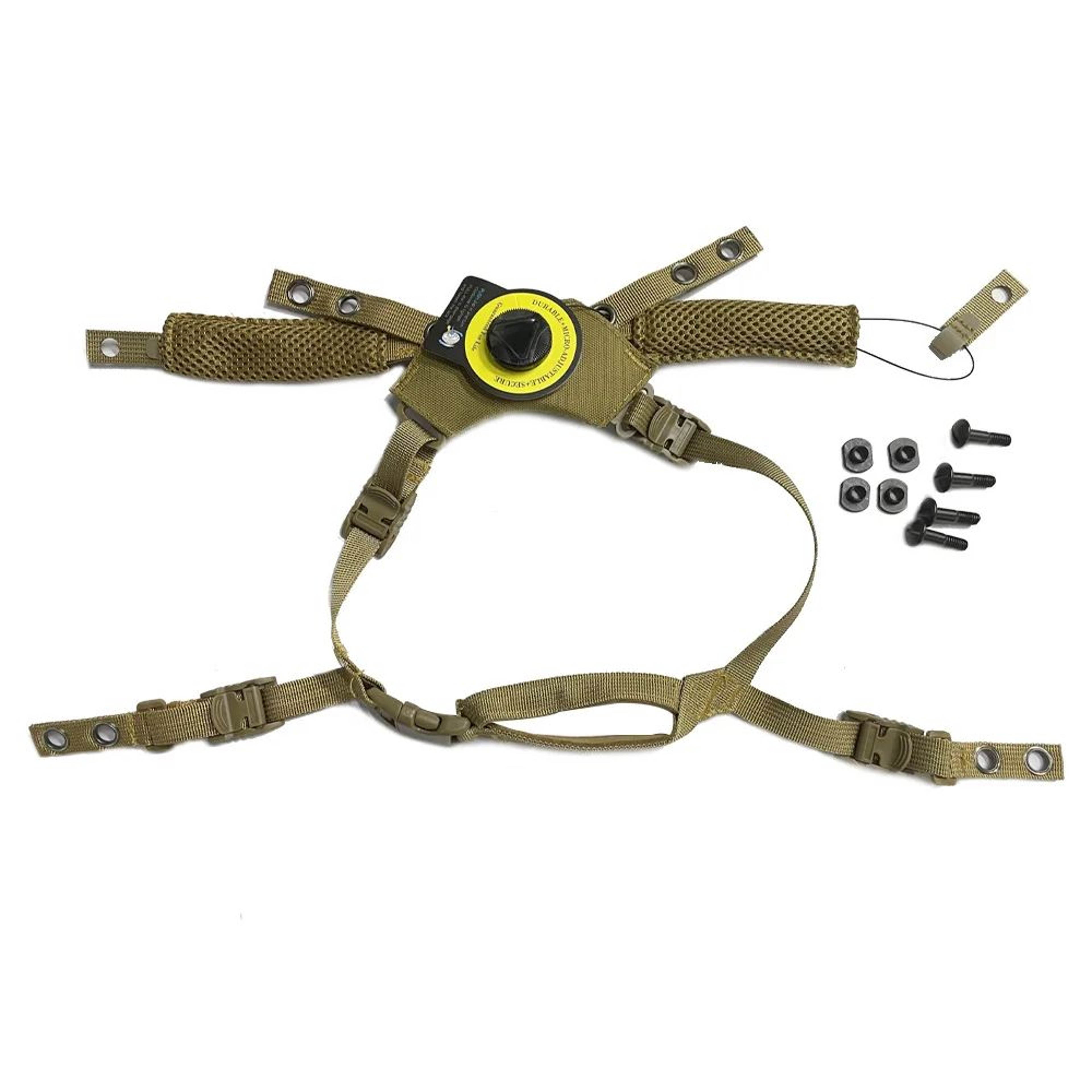 Adjustable Tactical Helmet Suspension Strap Replacement Kit 7