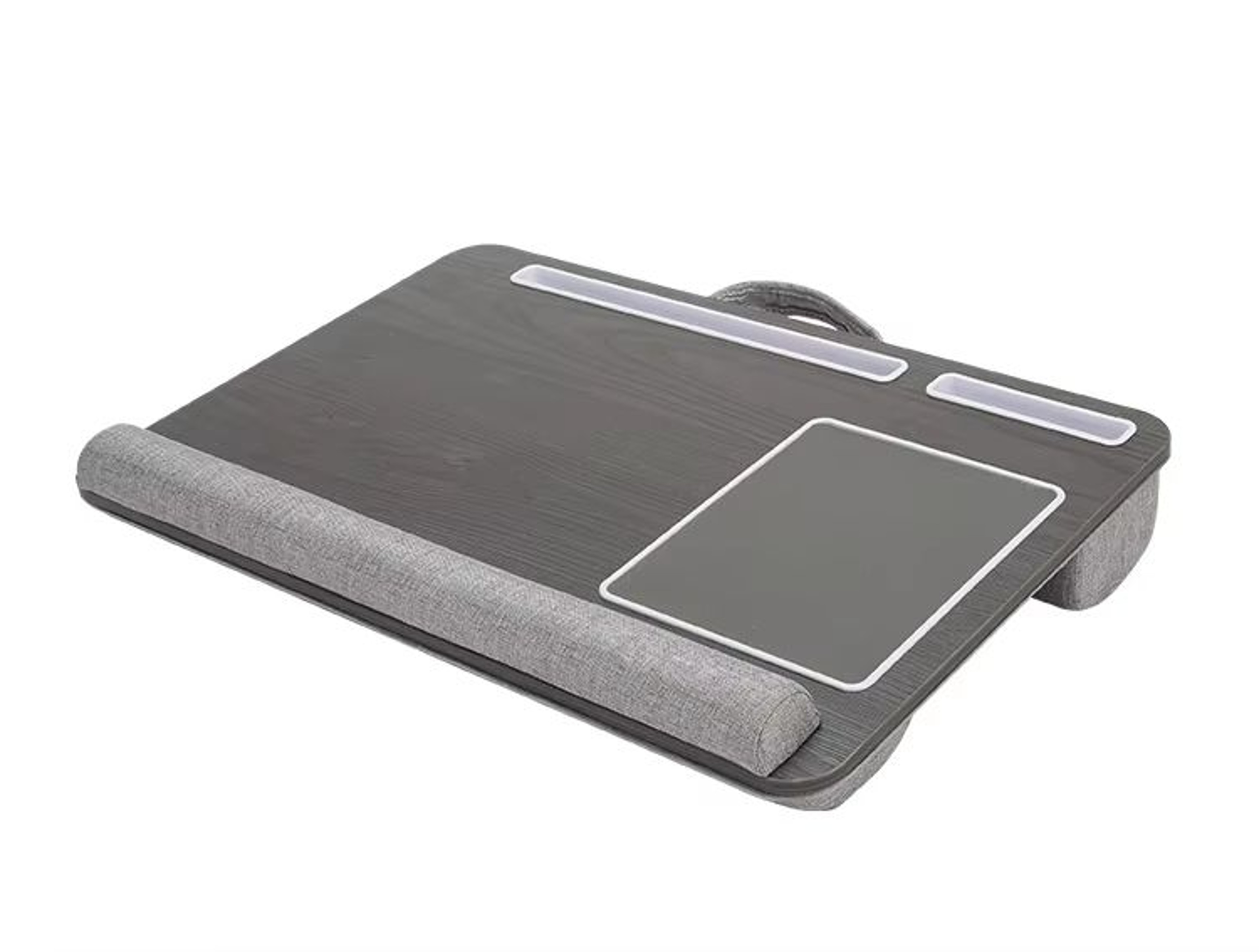 HomeEase SofaBed Laptop Desk With Embedded Mouse Pad  Antislip Double Groove Bar 7