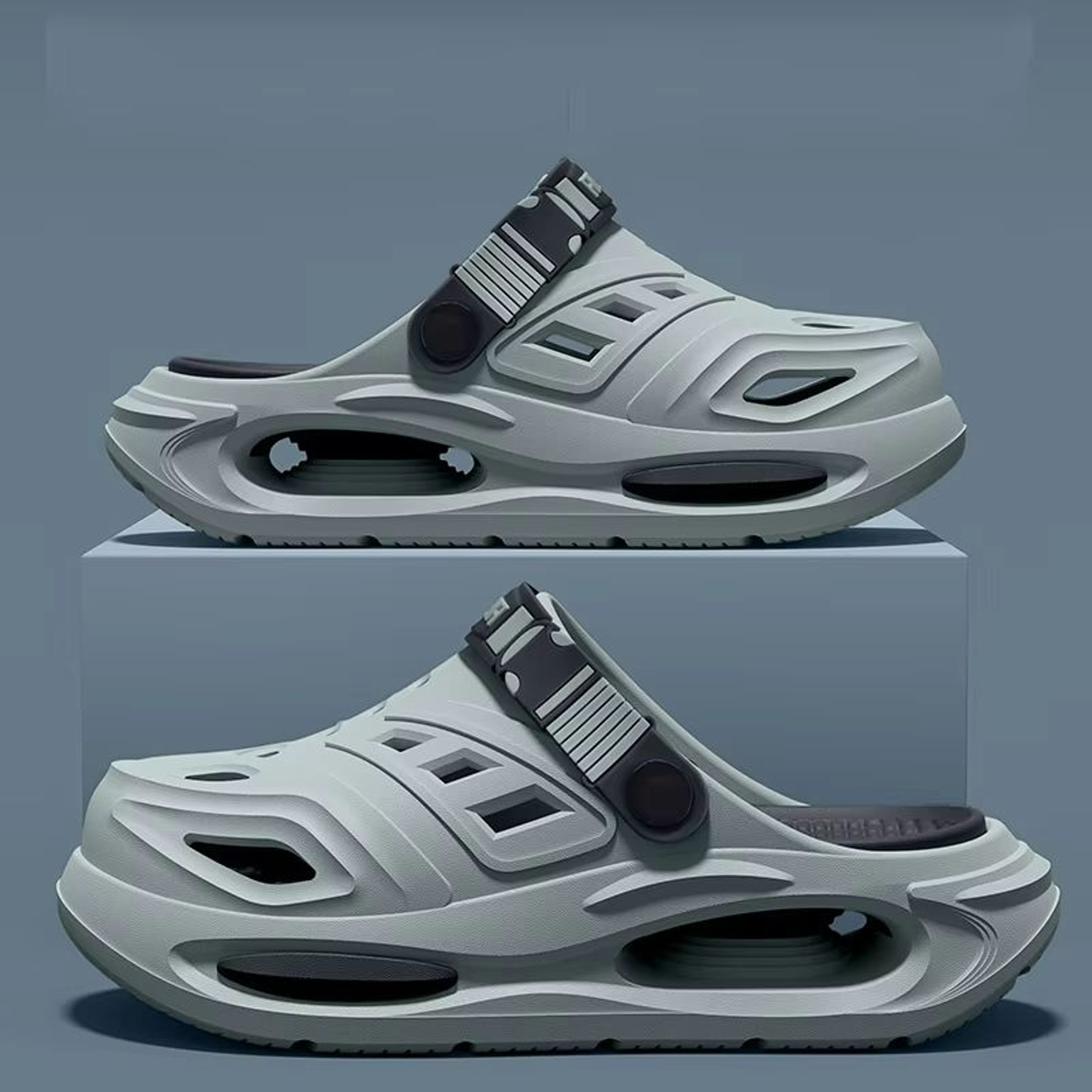ComfortStride Breathable Cave Sandals With Removable Insoles 7