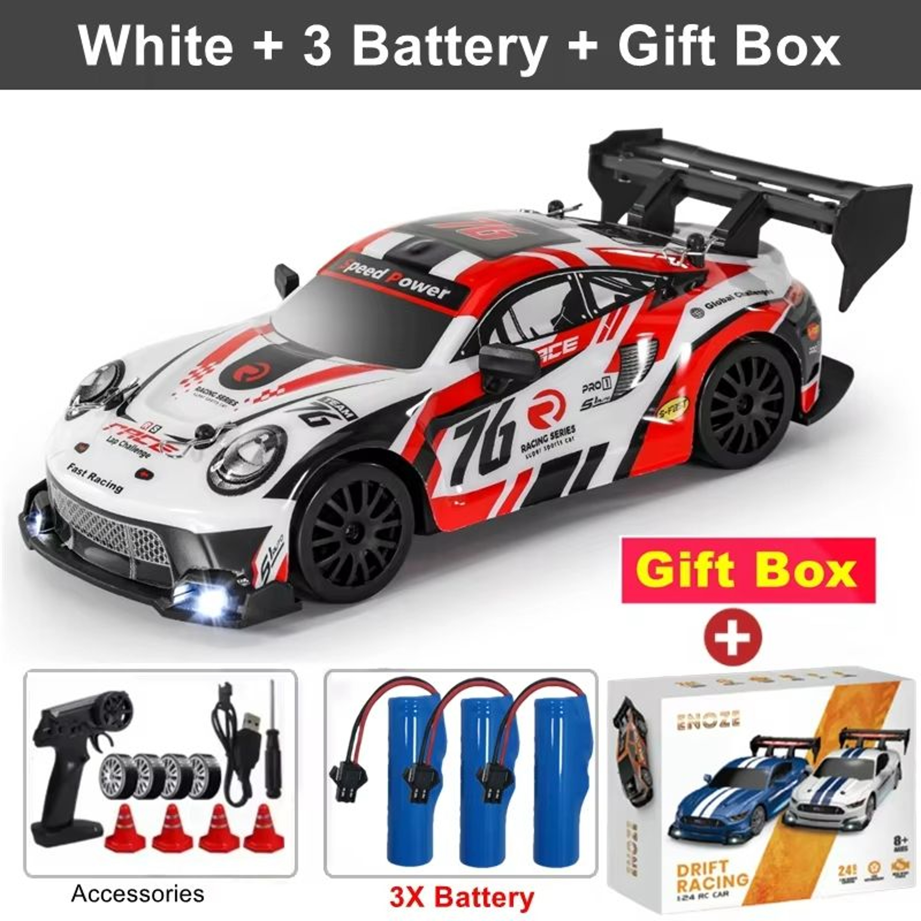 4WD RC Drift Car  HighSpeed Remote Control Racing Car With GTRPROAE86PRO Design 23