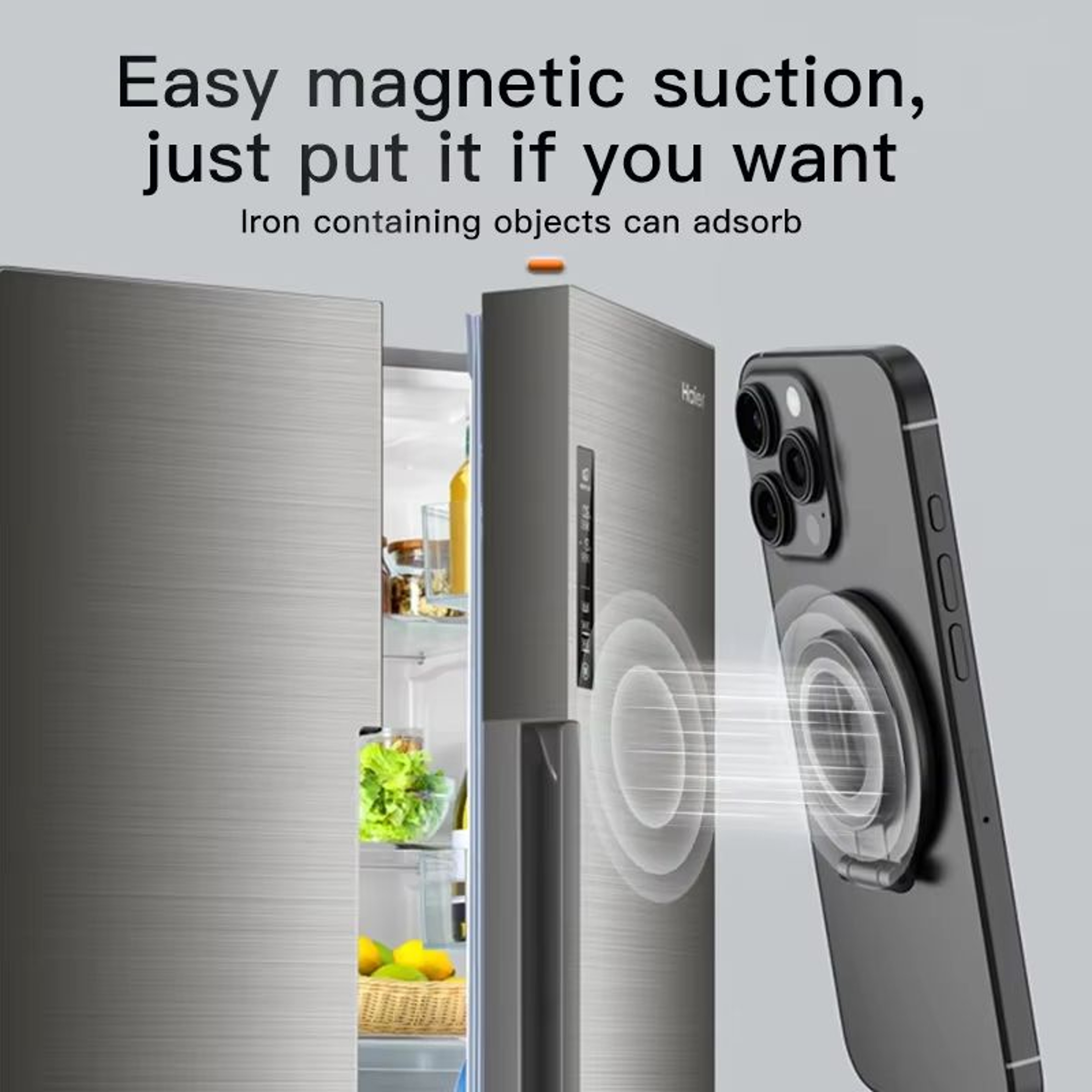 Foldable 360 MagSafe Phone Holder With Strong Magnet  Finger Grip For IPhone 141516 3