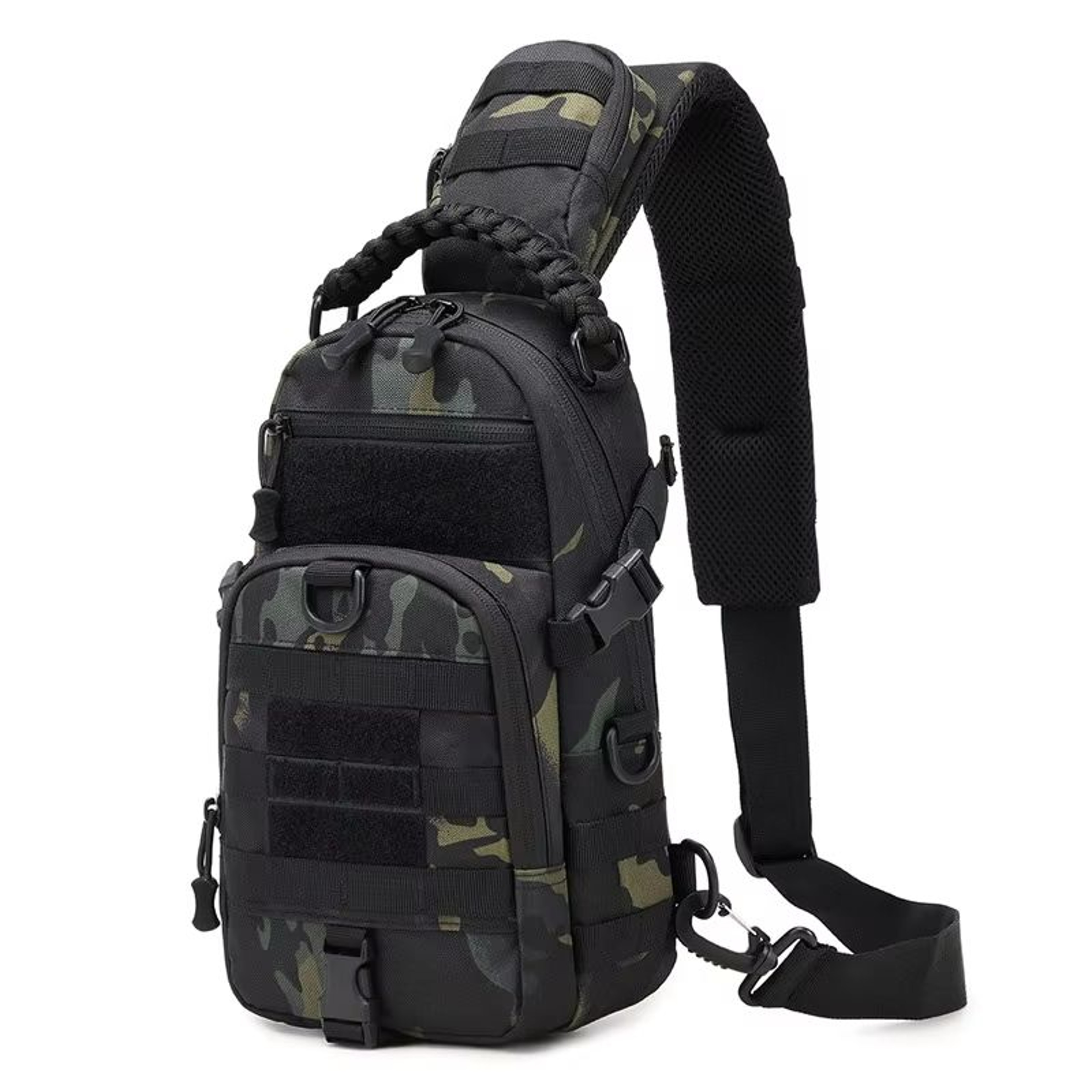 Tactical Chest Sling Bag  Outdoor Camping Backpack With MOLLE System For Hiking Cycling  Everyday C 6