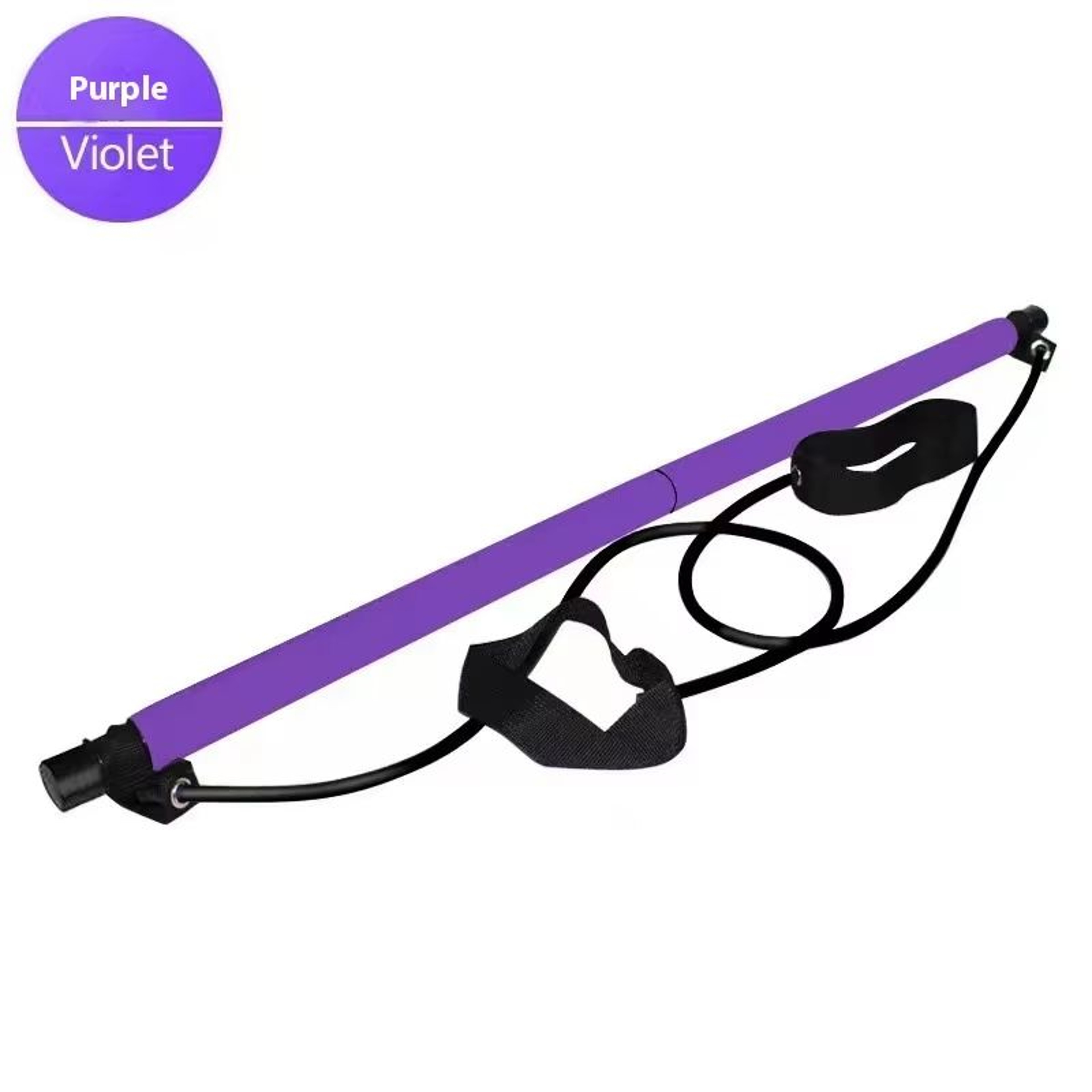 Adjustable Pilates Stick  Portable Fitness Bar With Resistance Bands For Home Workouts Yoga  FullBo 9