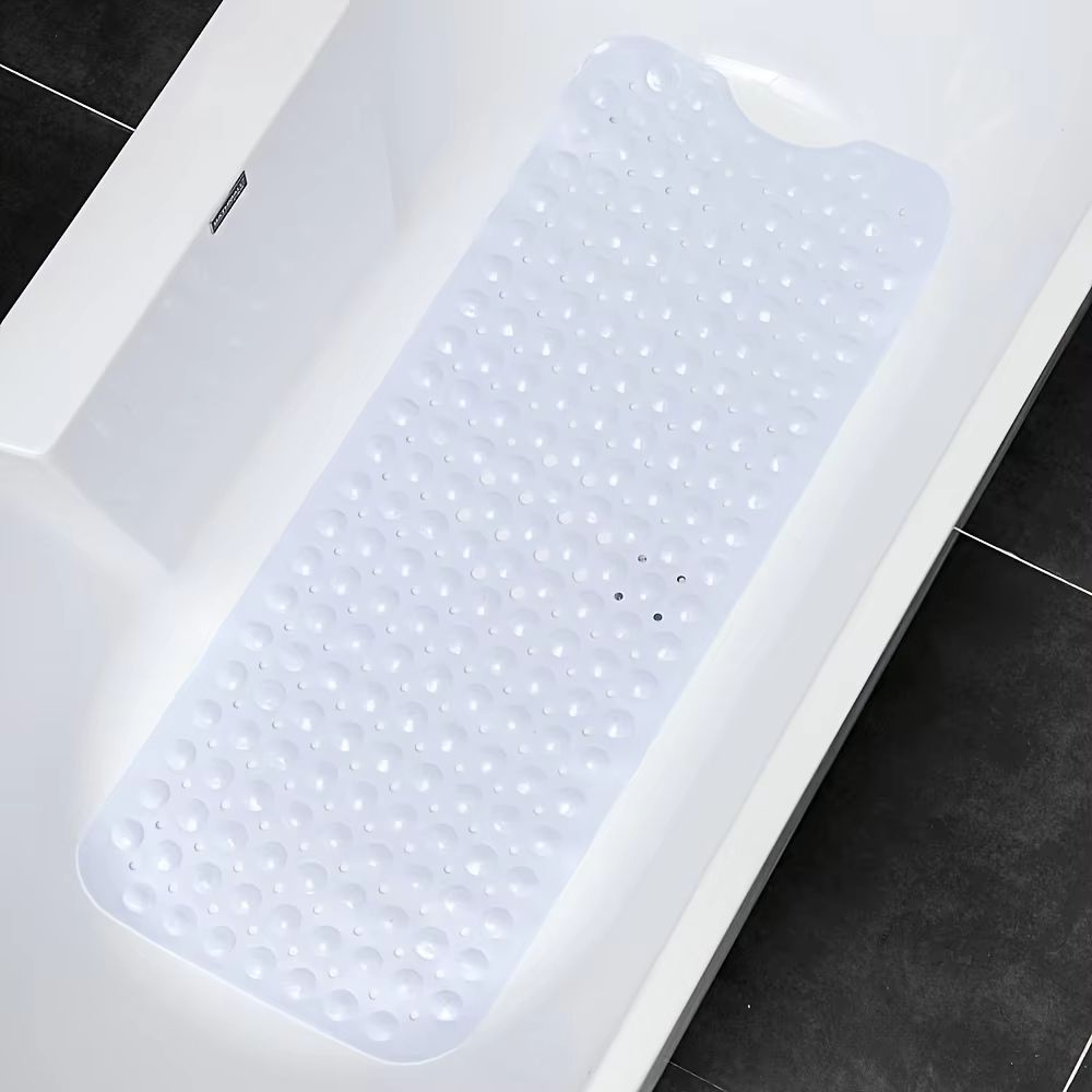 NonSlip Shower Mat  Machine Washable Bathtub Mat With Drain Holes  Suction Cups For Bathroom Safety 7