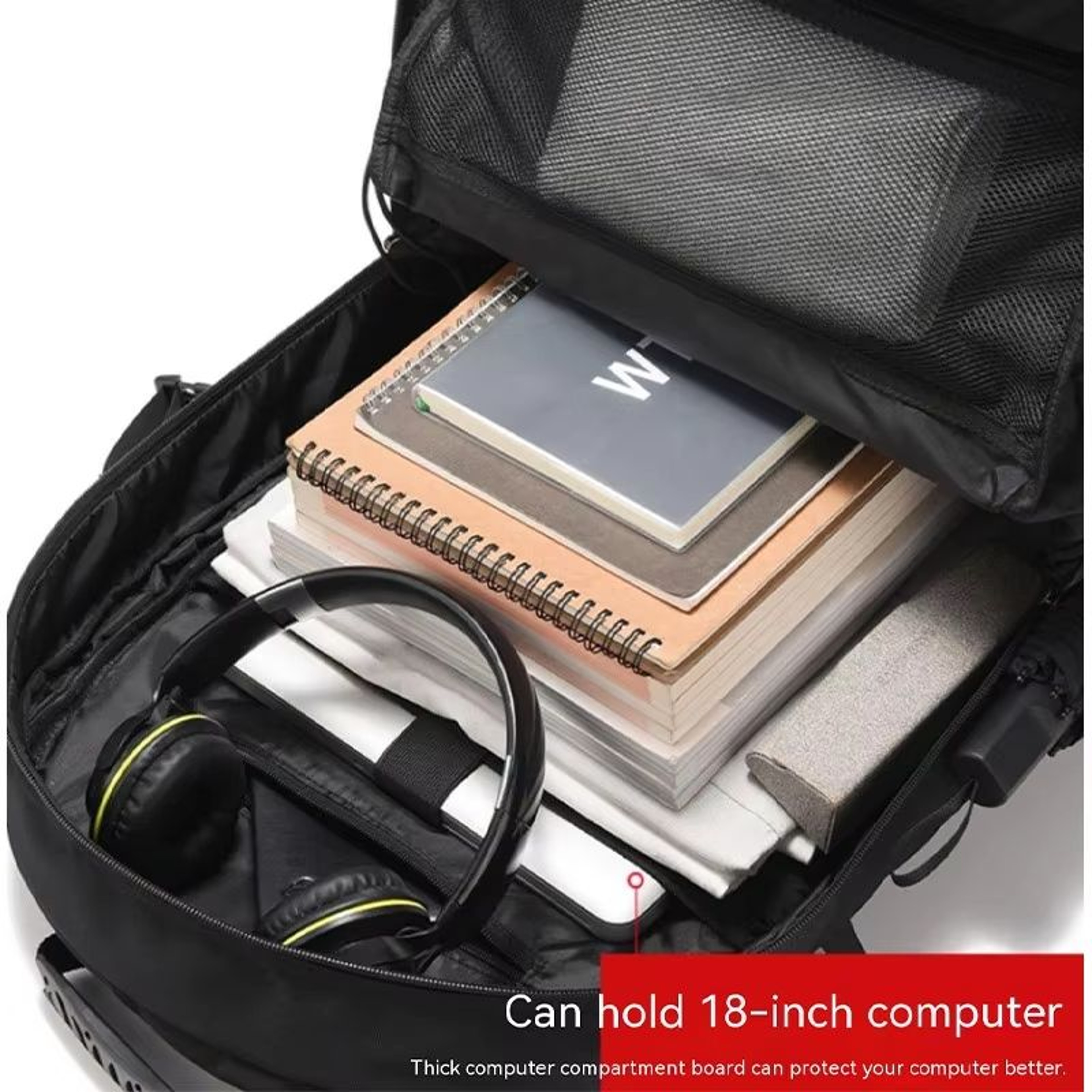 Mens Large Capacity Travel Backpack  50L80L Waterproof Outdoor Sports Bag With Shoe Compartment 4