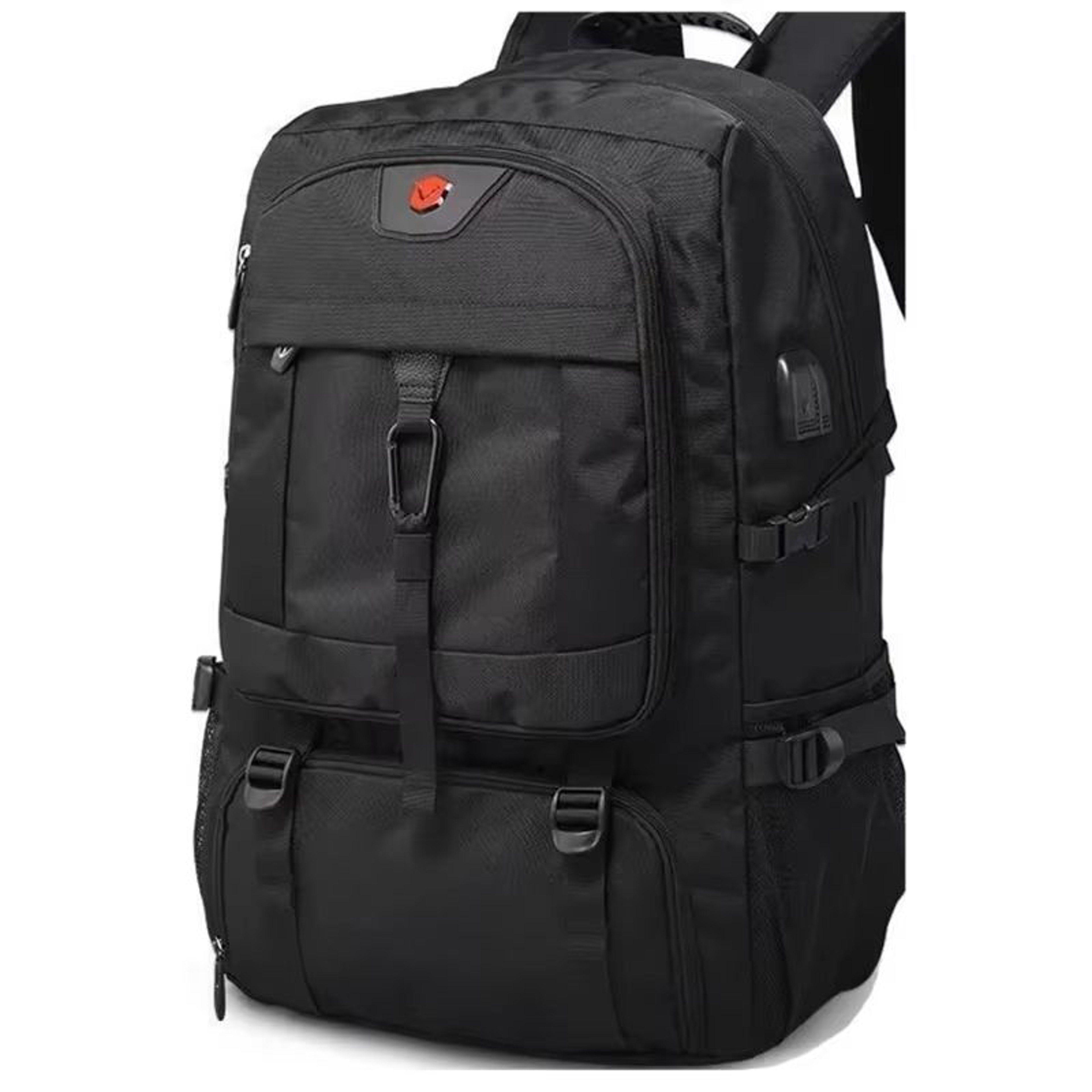 Mens Large Capacity Travel Backpack  50L80L Waterproof Outdoor Sports Bag With Shoe Compartment 8