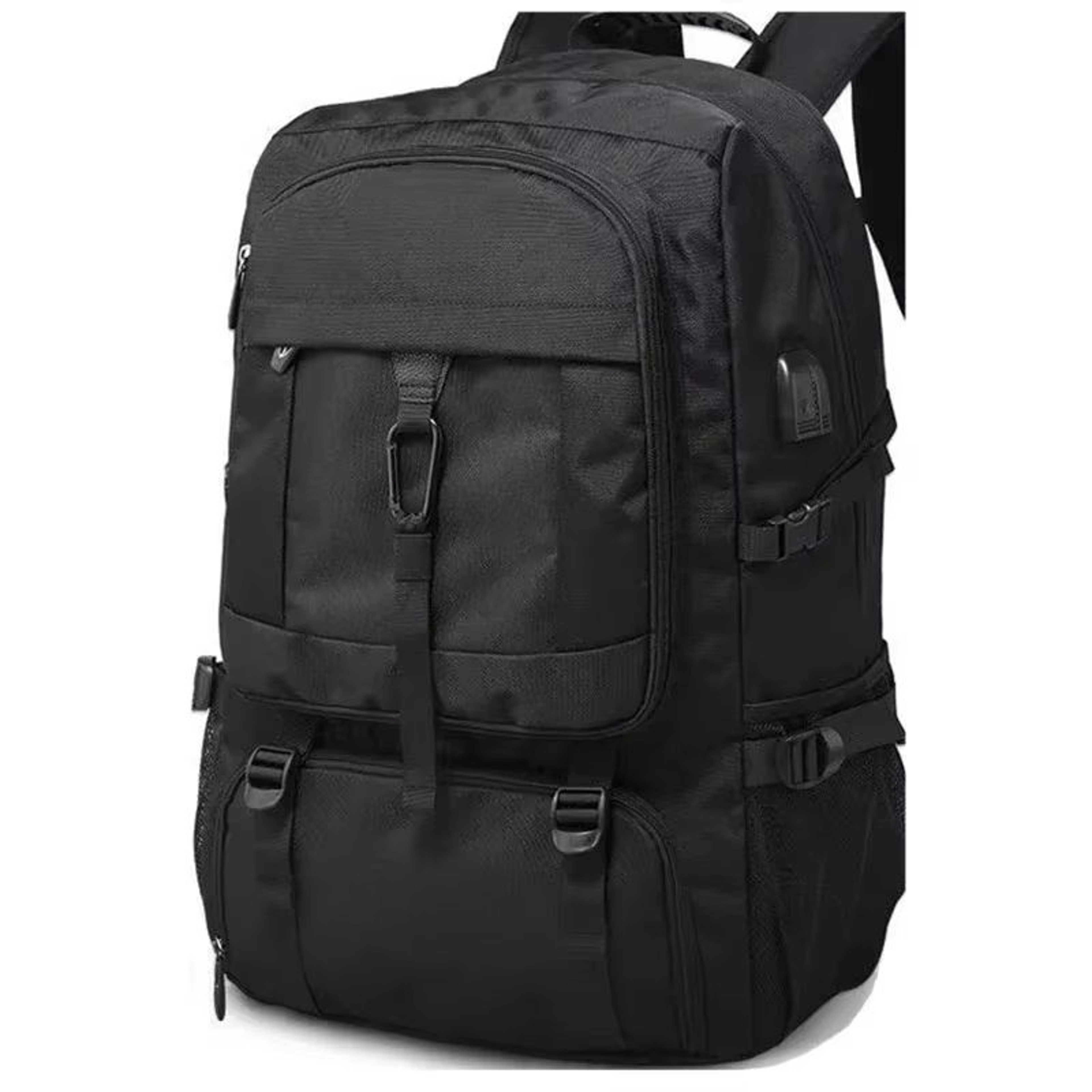 Mens Large Capacity Travel Backpack  50L80L Waterproof Outdoor Sports Bag With Shoe Compartment 9
