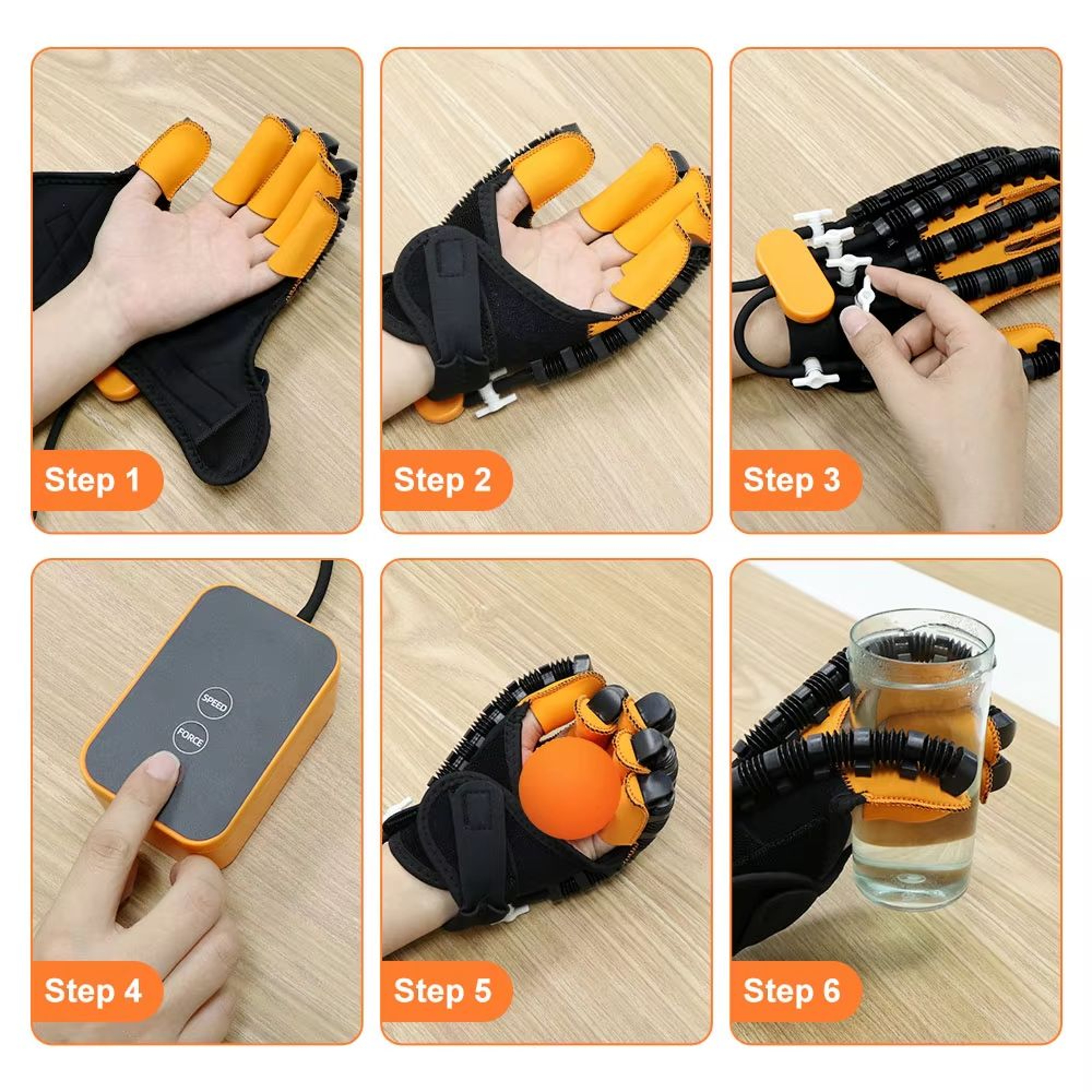 Smart Rehabilitation Robot Gloves For Stroke Recovery Hand Therapy  Finger Massage 3