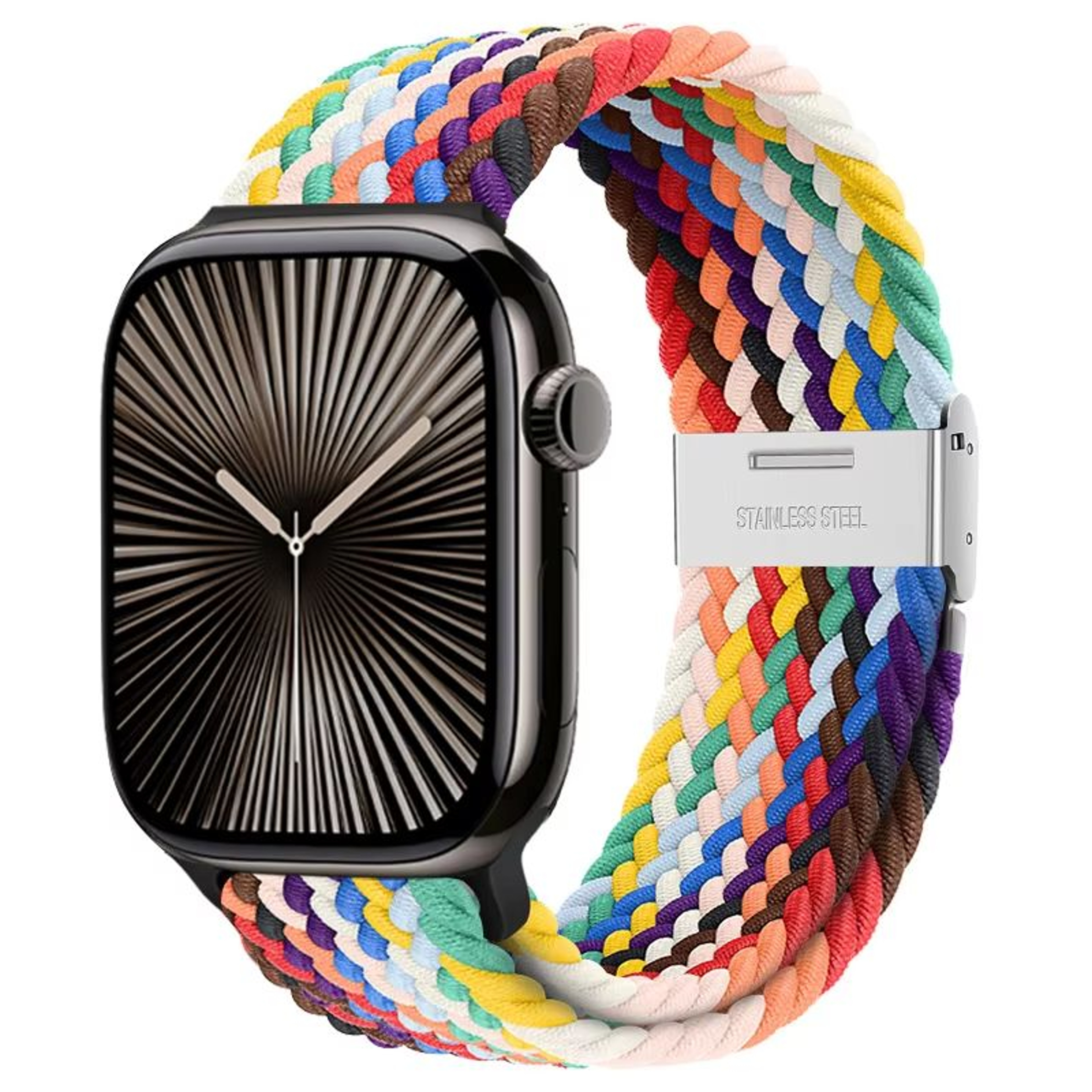 Braided Loop Strap For Apple Watch  Comfortable IWatch Band 6