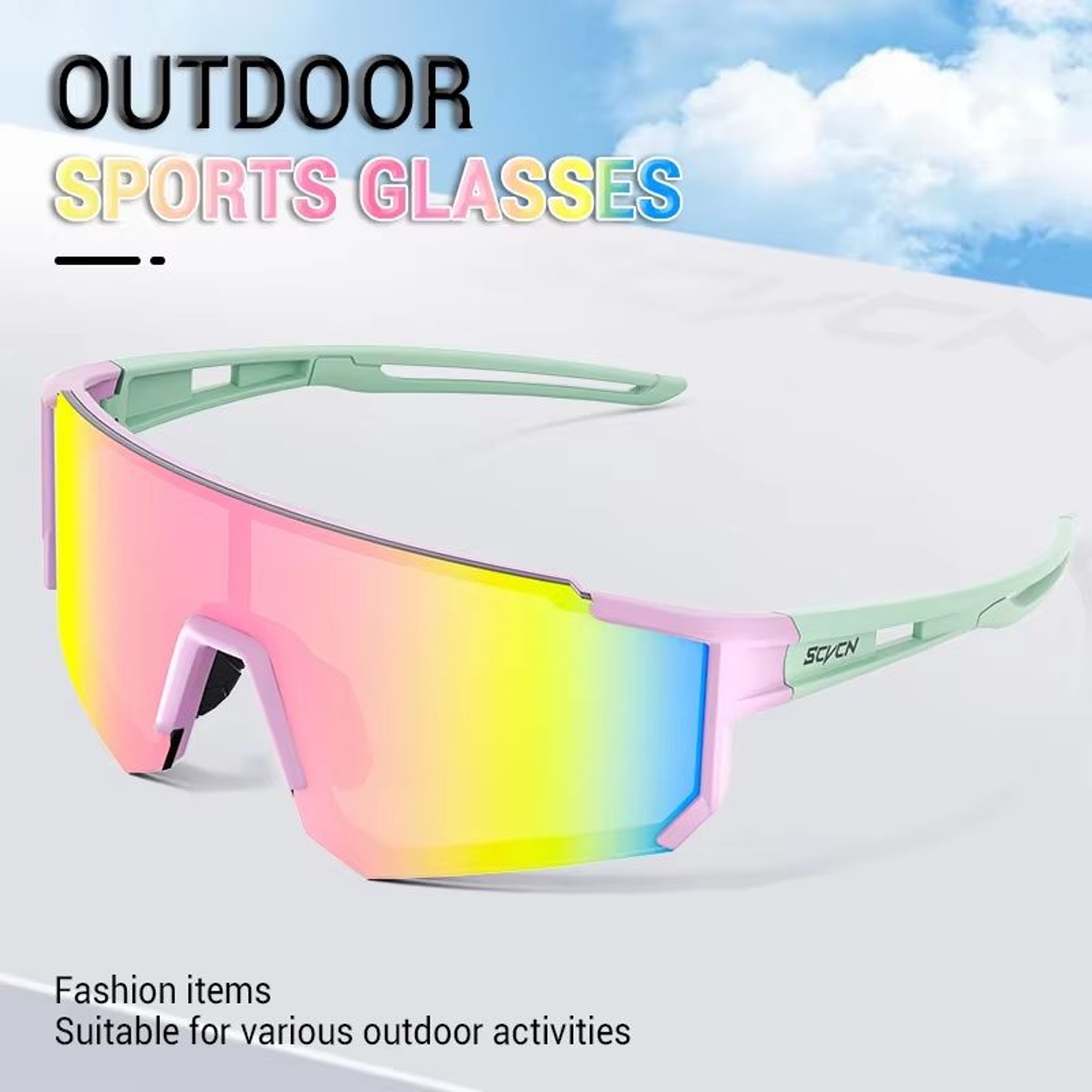 SCVCN AllTerrain UV400 Cycling Sunglasses  Unisex MTB  Driving Sports Goggles 5