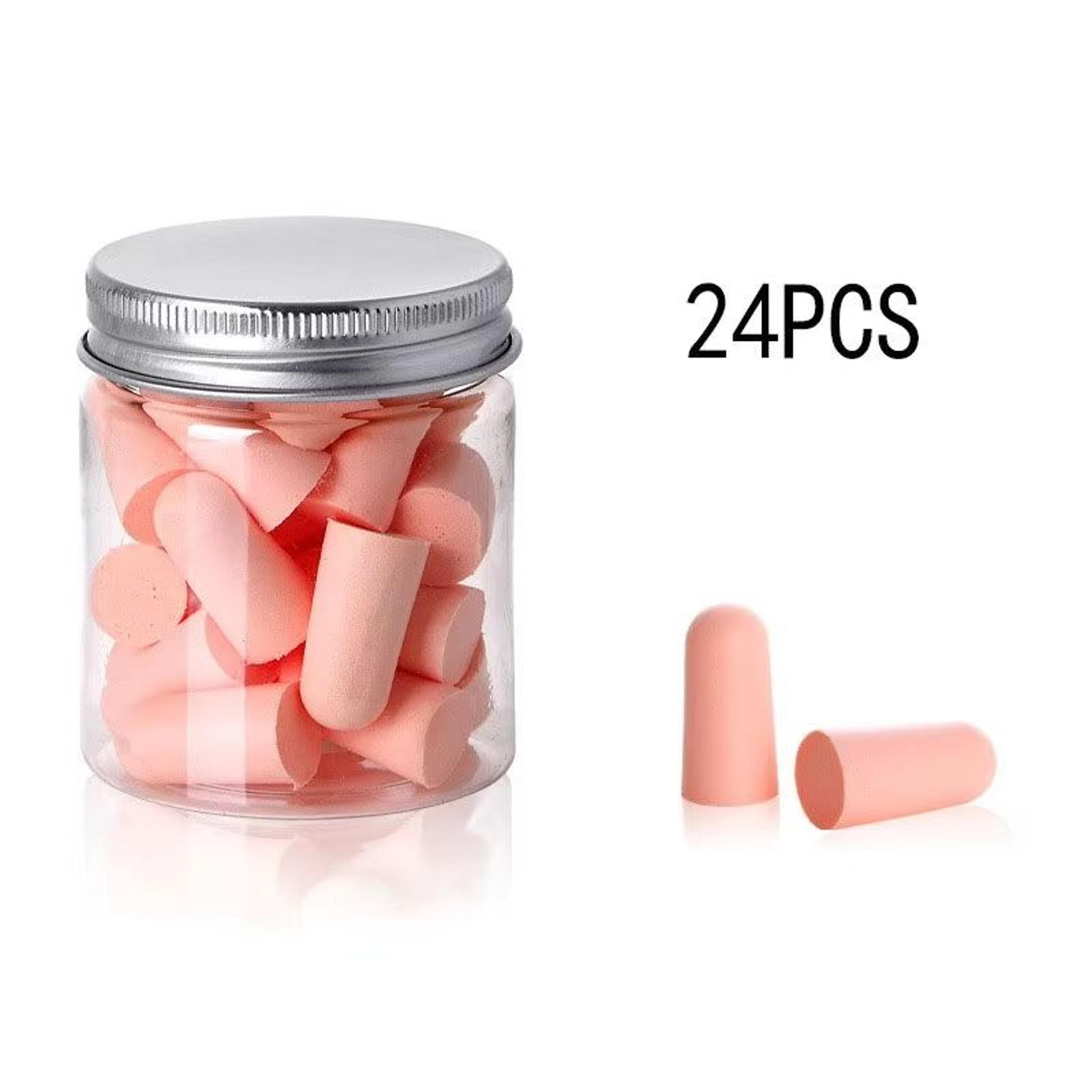 Bullet Type Foam Earplugs Set 24 60 120 Pcs Soft Noise Reduction Sleeping Ear Plugs 10