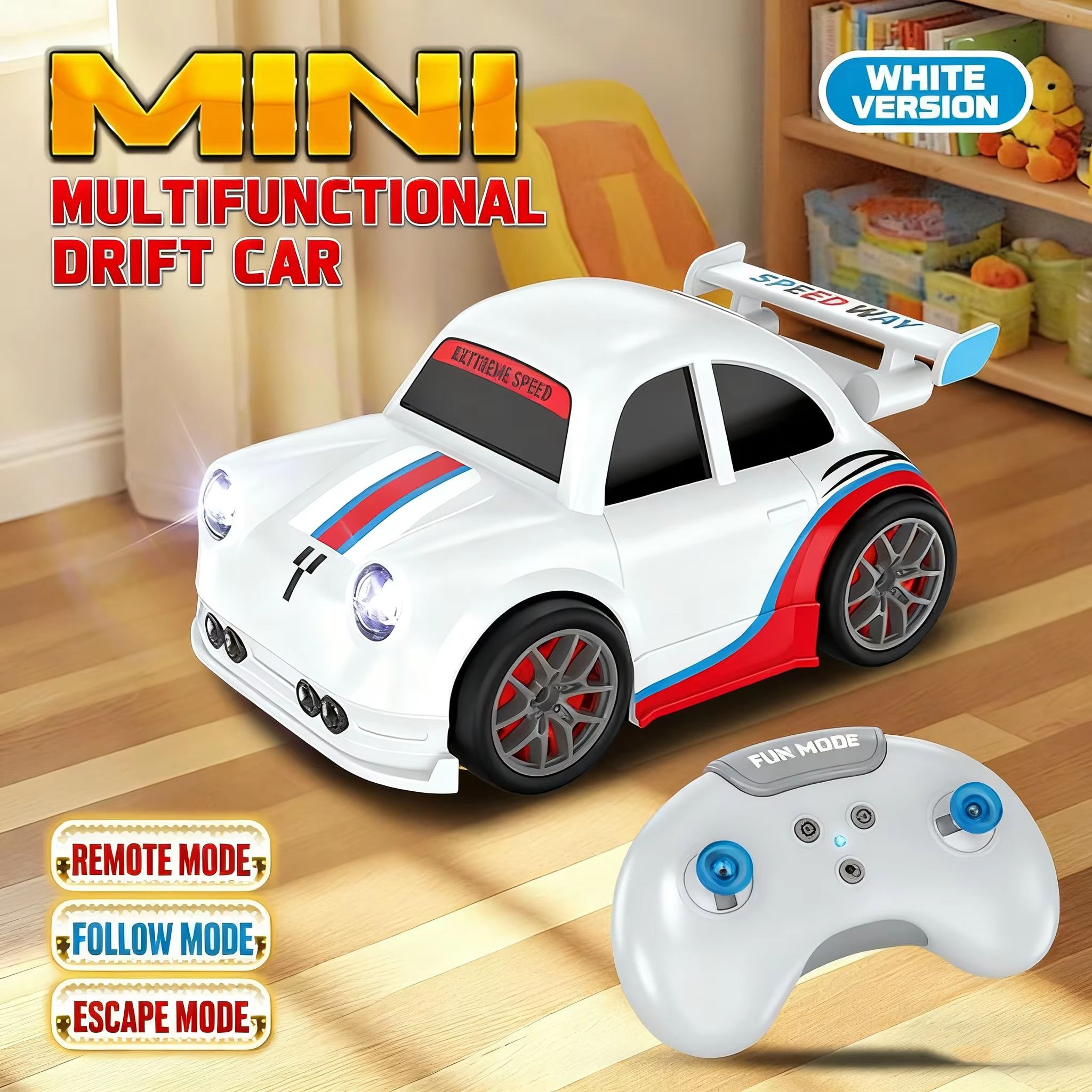 Gesture Control 360 Drift Stunt RC Car With Lights And Music 1