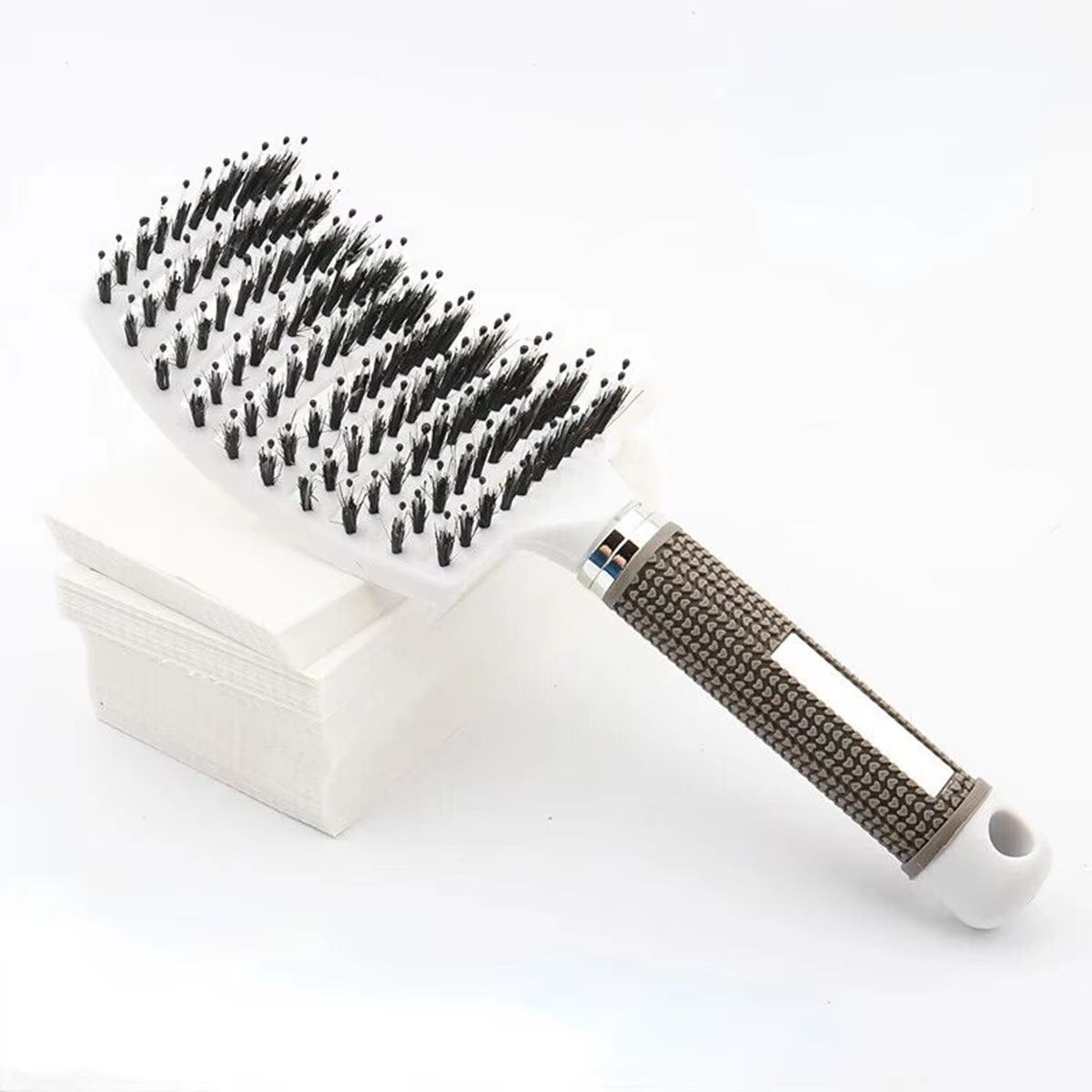 SmoothDetangle Boar  Nylon Scalp Massage Hair Brush 7