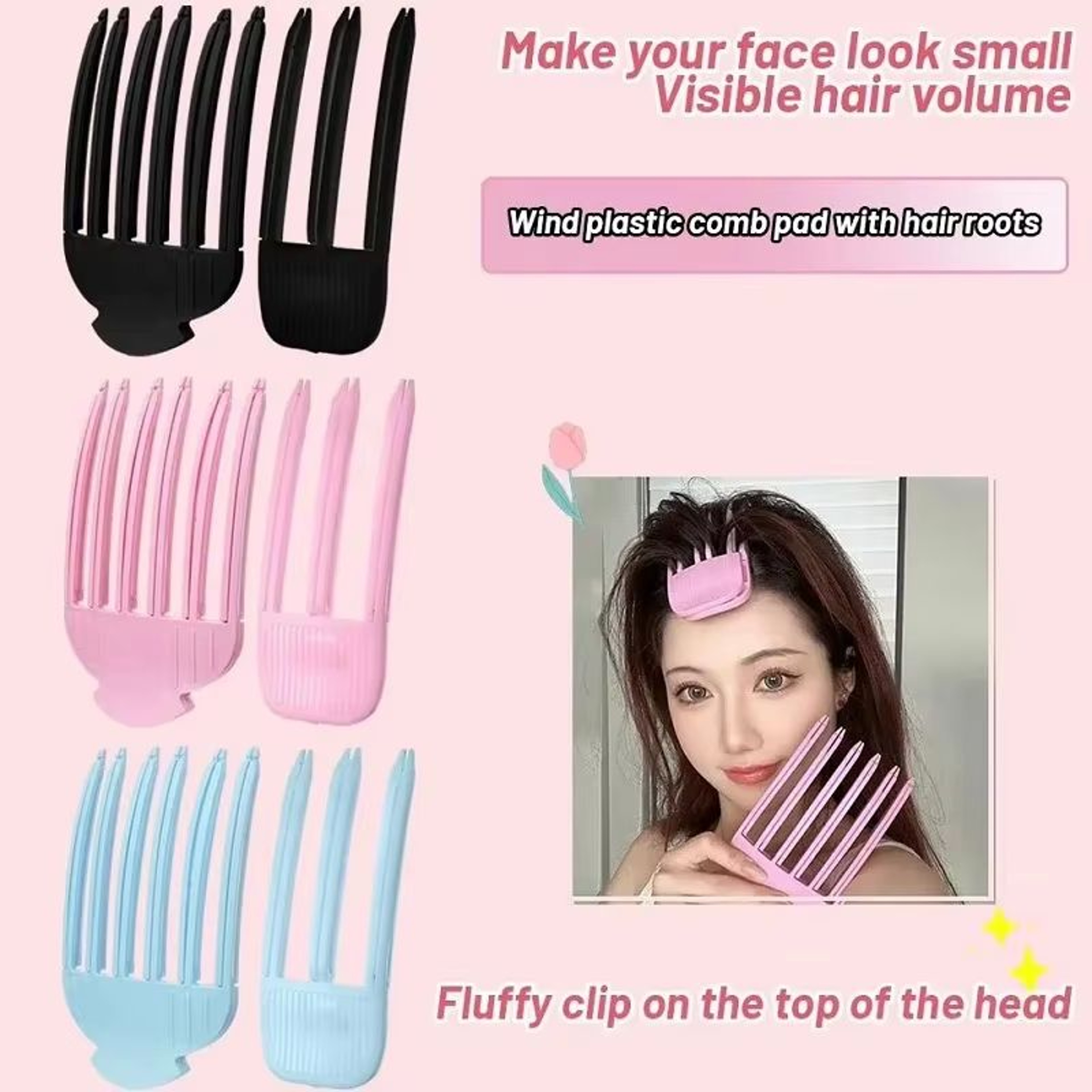 Heatless VolumeLift Curling Clip Set For Natural Root Texture 2