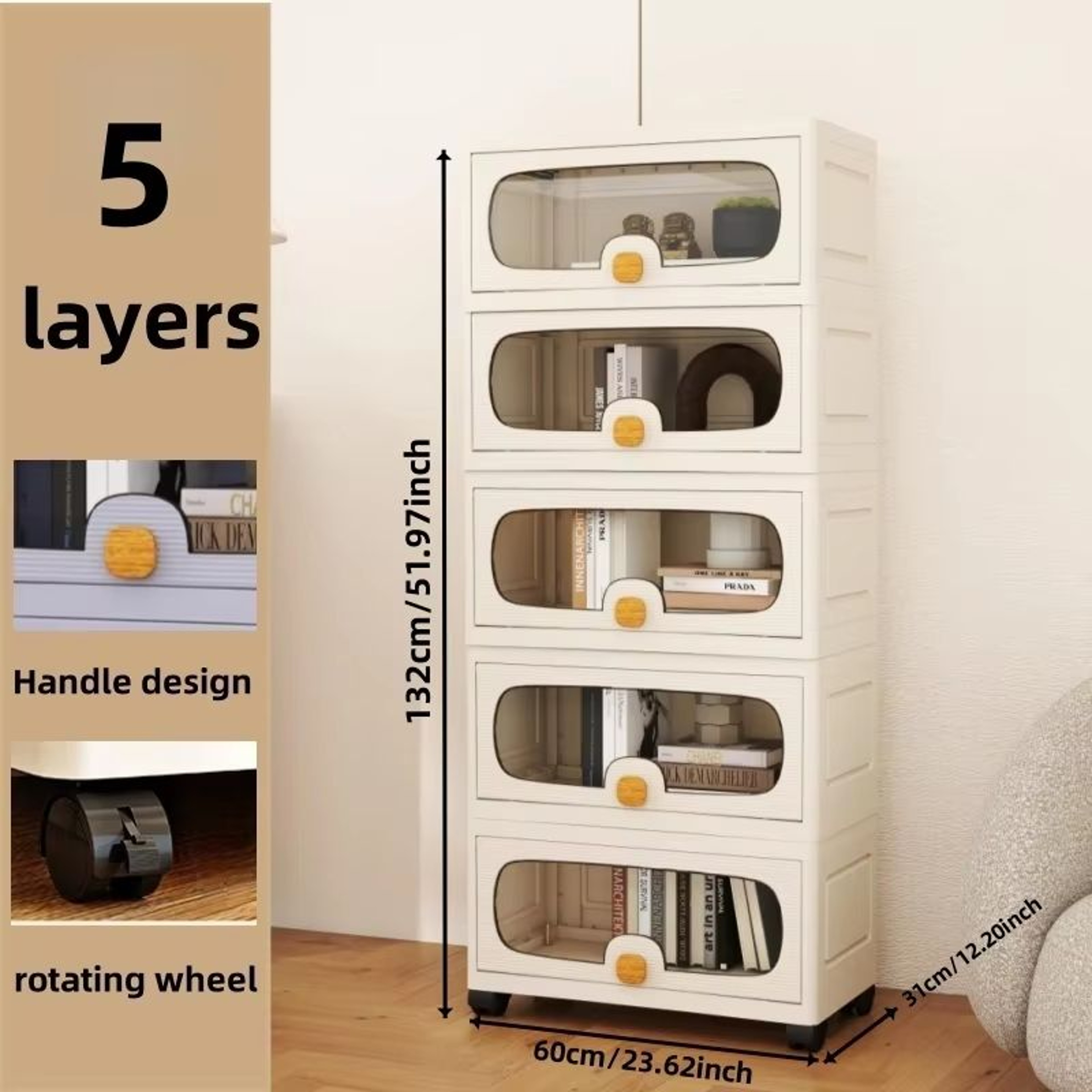 HomeMax 2362 Inches Extra Large MultiLayer Storage Cabinet 11