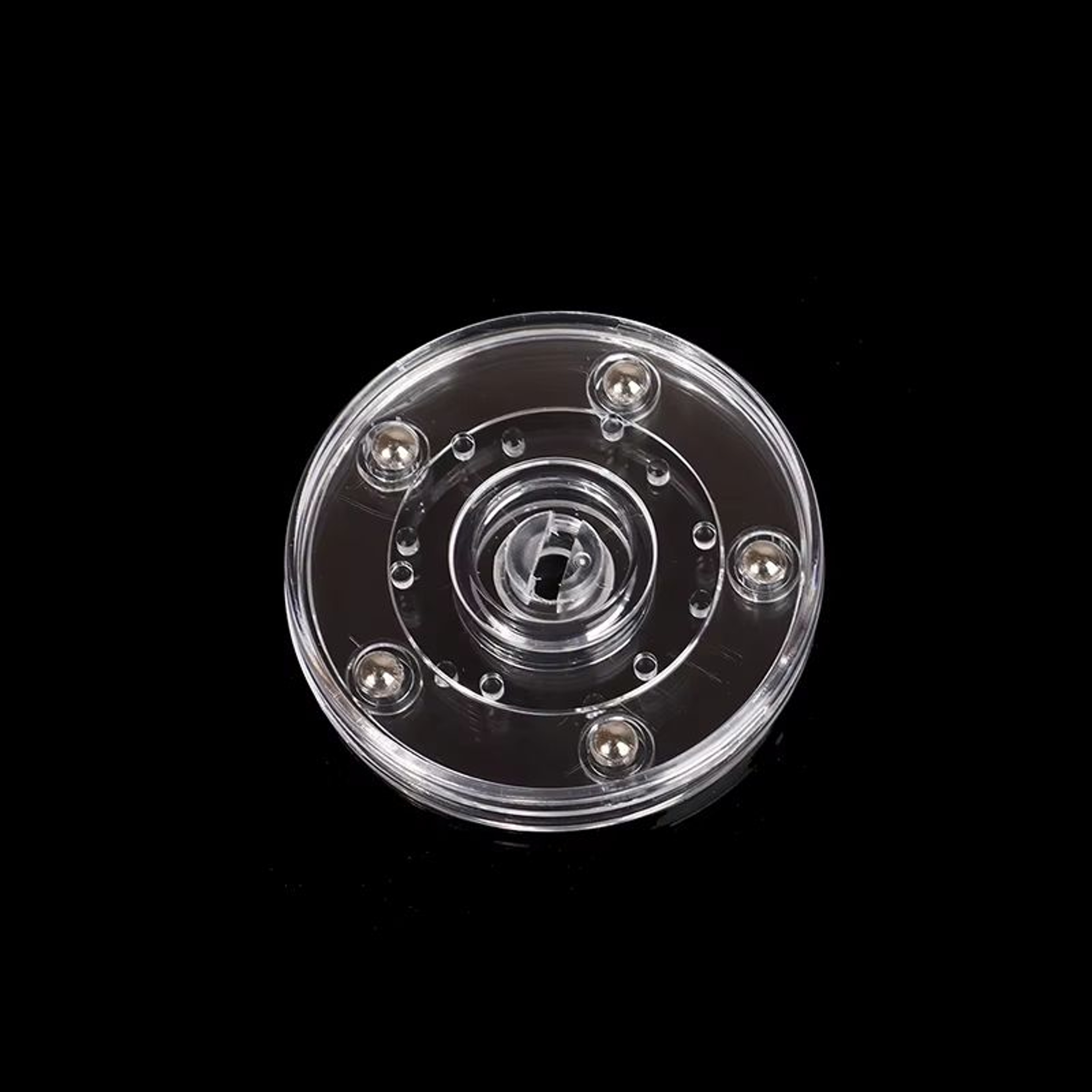 Transparent Acrylic Swivel Cookie Stand Turntable For Decorating Cookies And Desserts 7