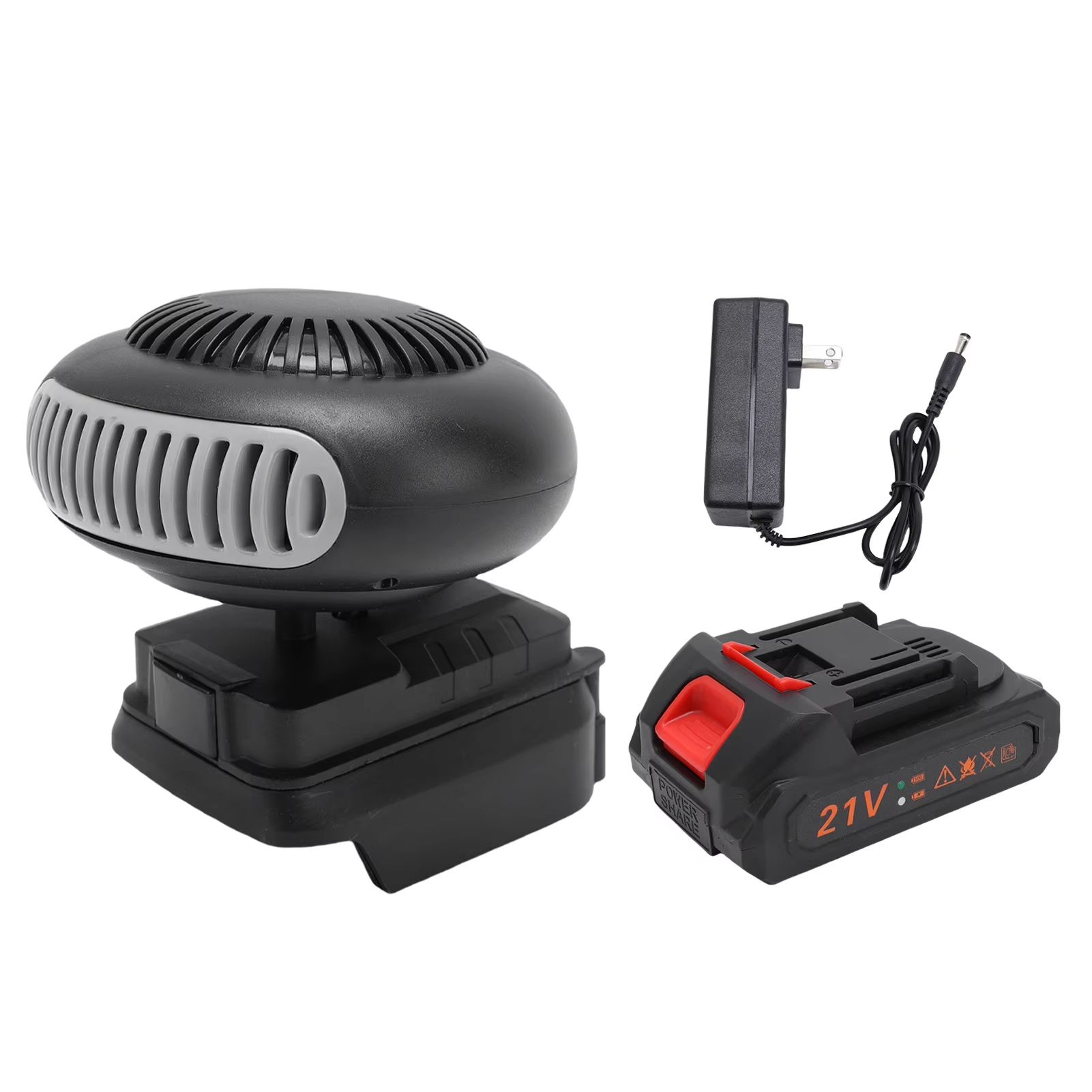 Portable Car Heater  Window Defogger  Compact ABS Small Space Heater With US Plug 5