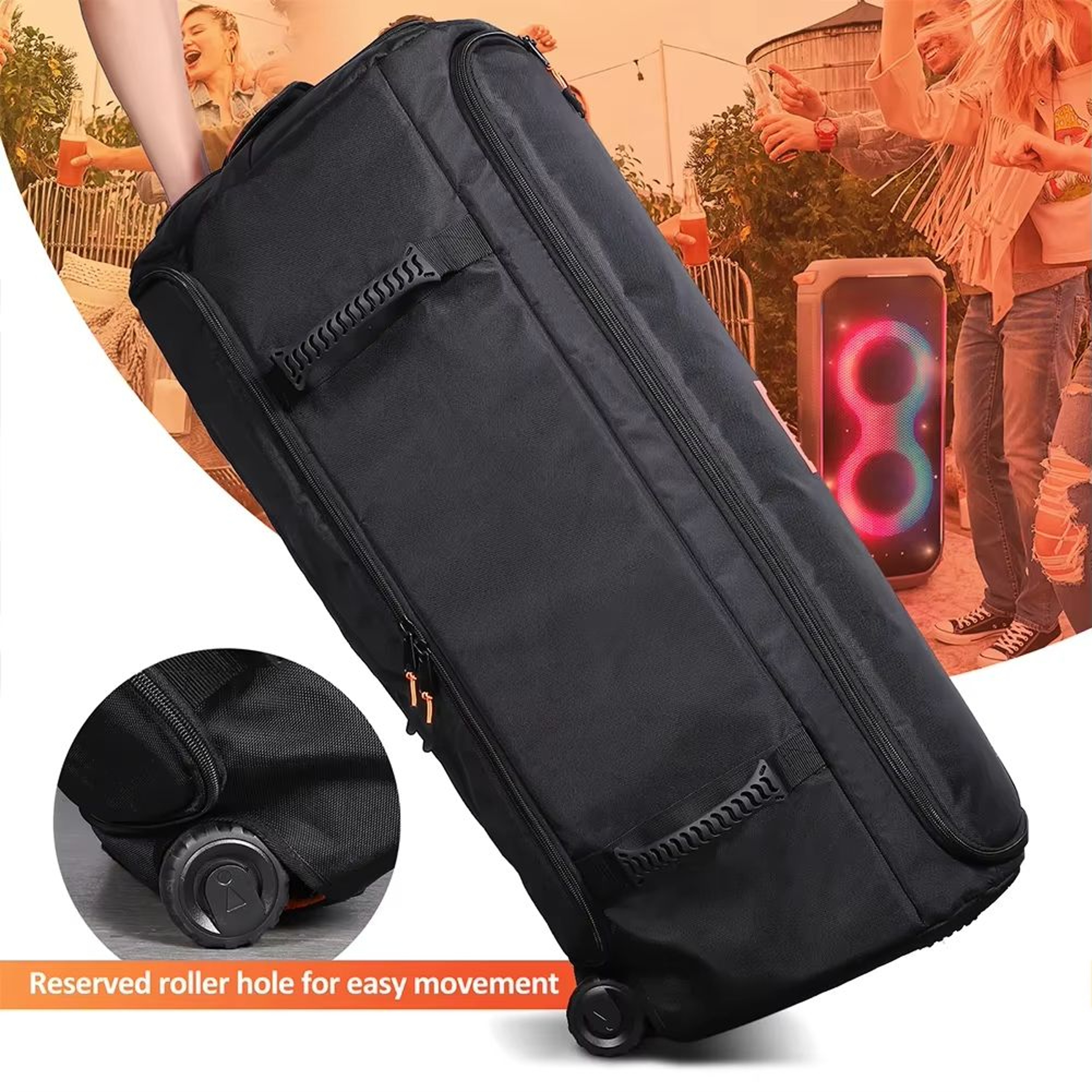 Waterproof Oxford Cloth Carrying Case For JBL PartyBox Portable Speakers 3