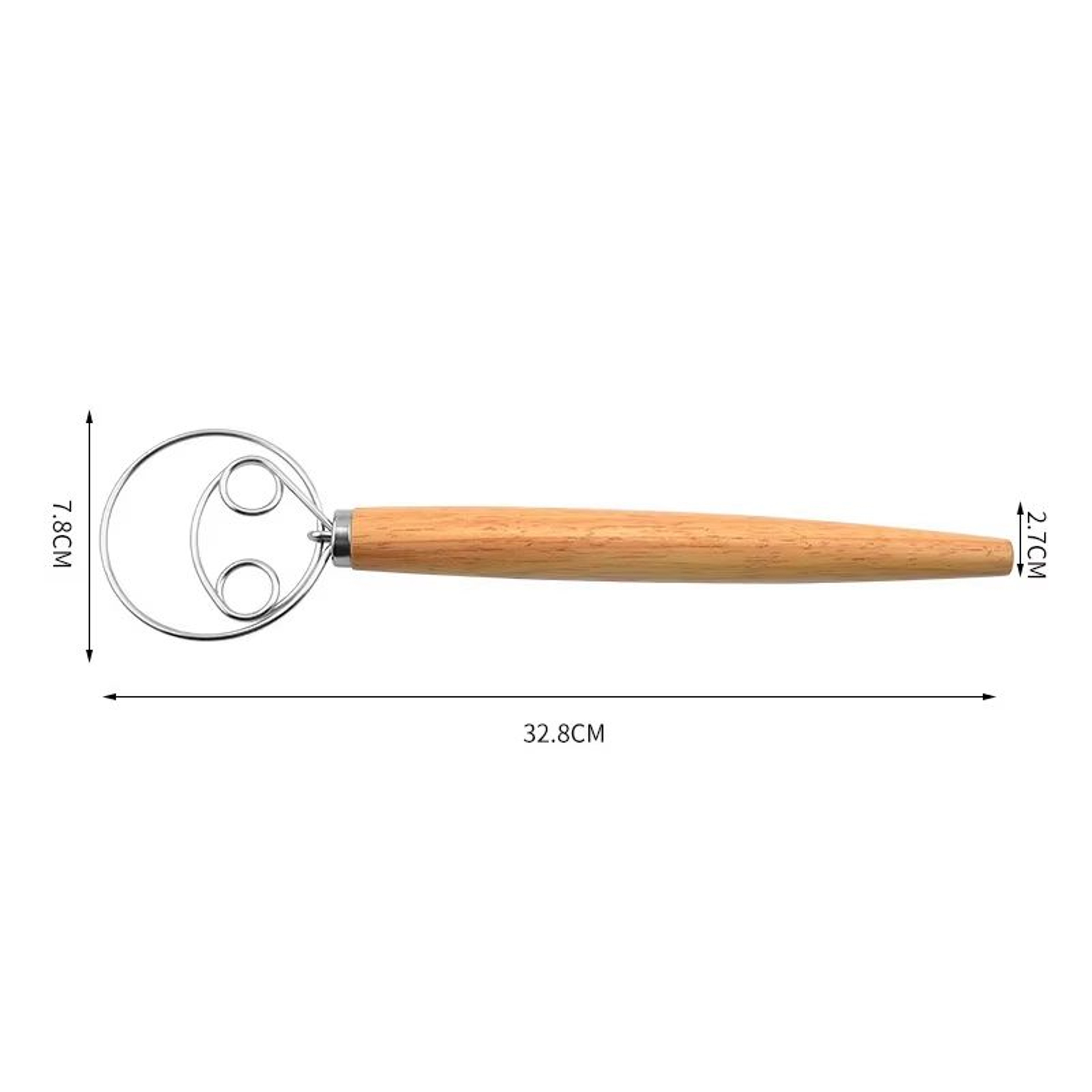 LMETJMA Premium Stainless Steel Bread Lame With Wooden Handle And Replacement Blades 8