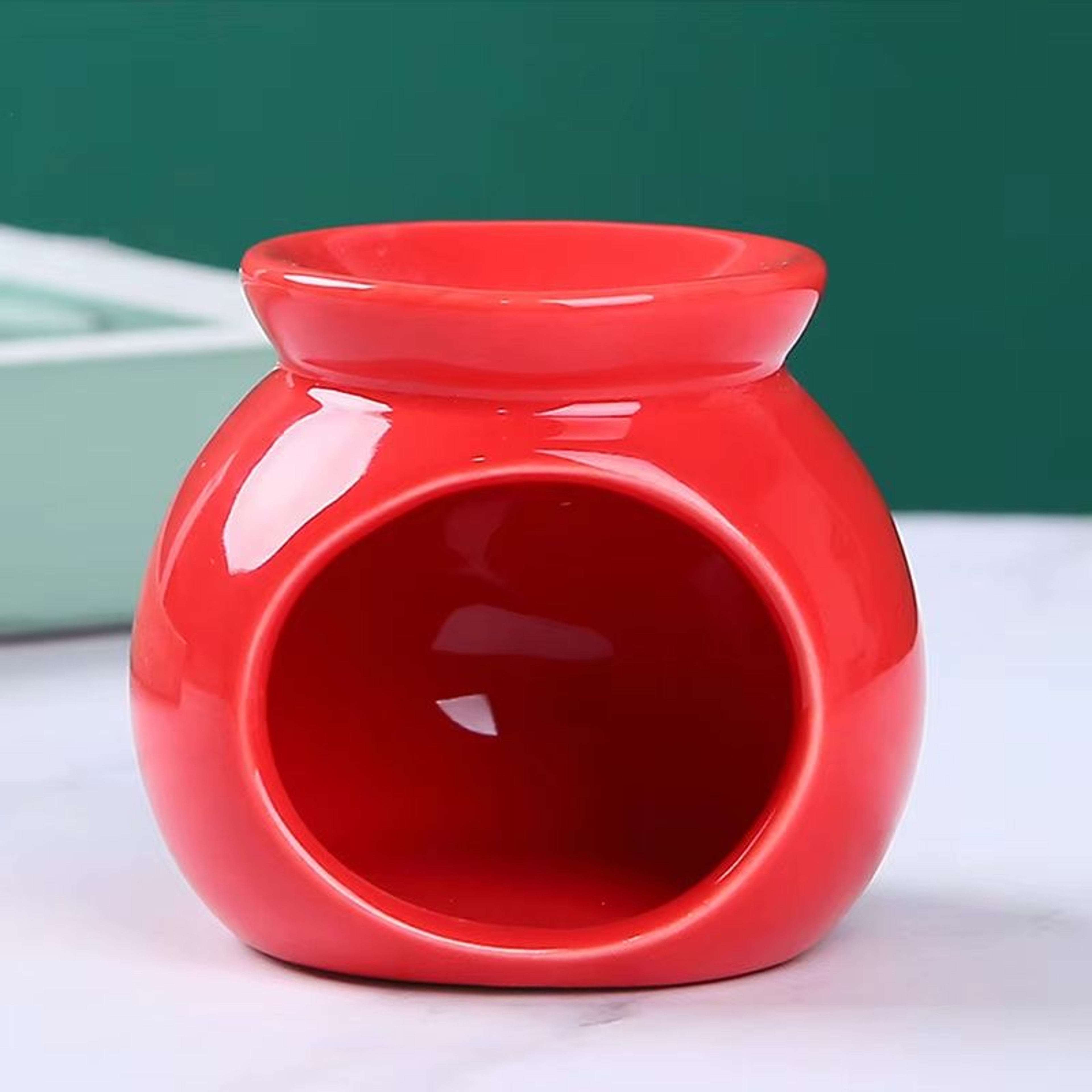 Porcelain Essential Oil Aroma Burner Ceramic Candle Diffuser Minimalist Home Aromatherapy Decor 11