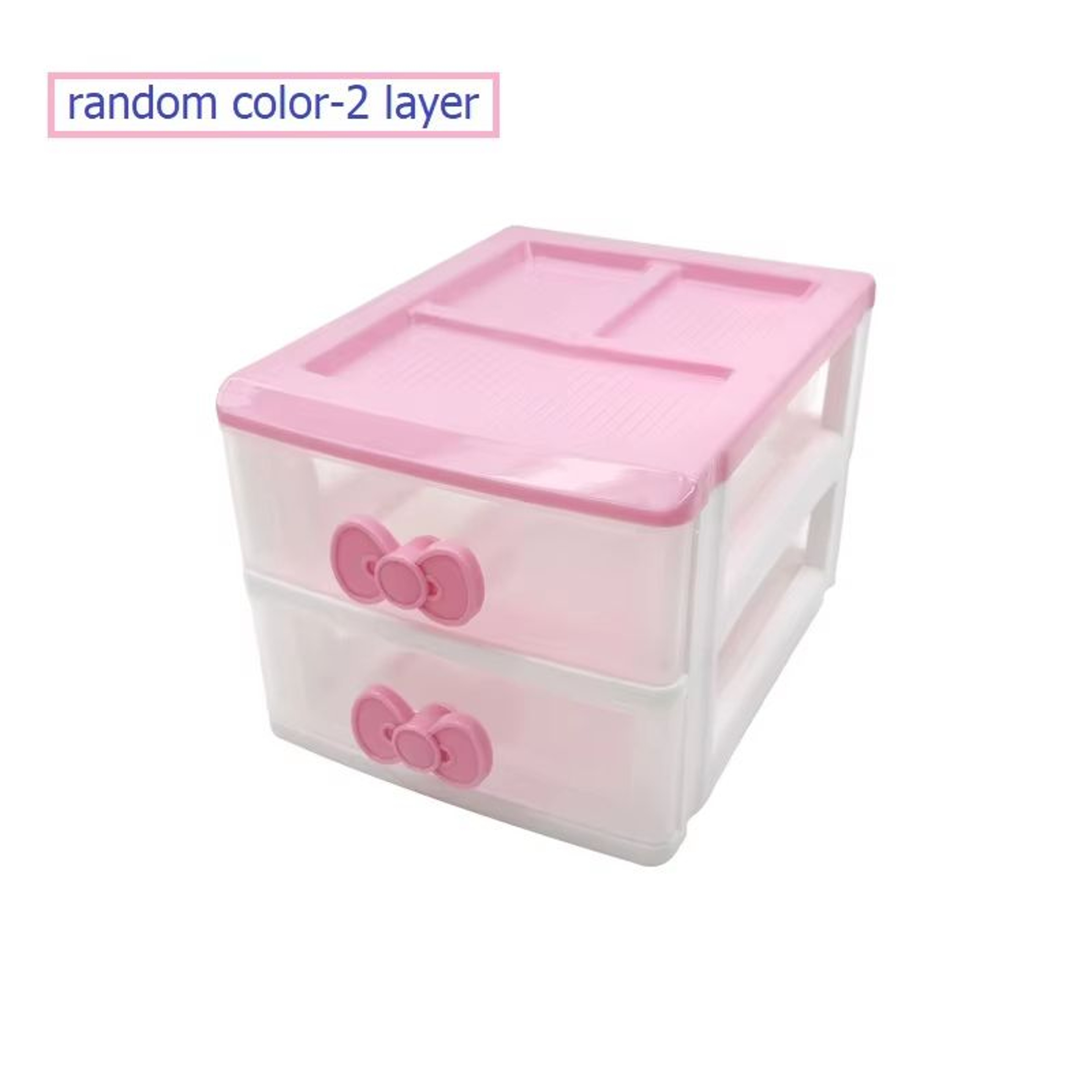WBBOOMING Small Drawer Jewelry Storage Box Multi Layer Plastic Desktop Organizer For Cosmetics And  6