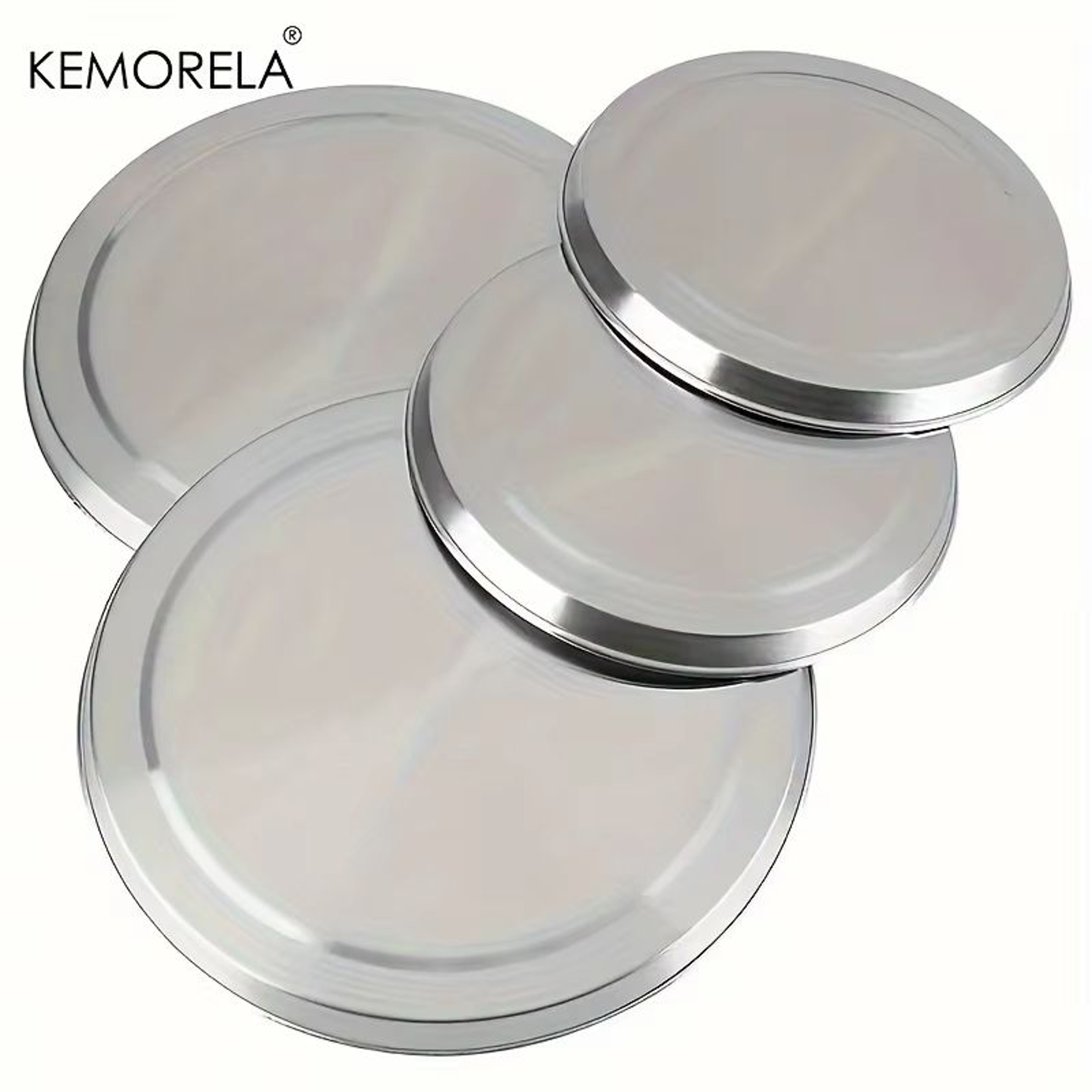 4Pack Stainless Steel Electric Stove Burner Covers 2 Small  2 Large Rustproof Round Cooktop Cover P 2