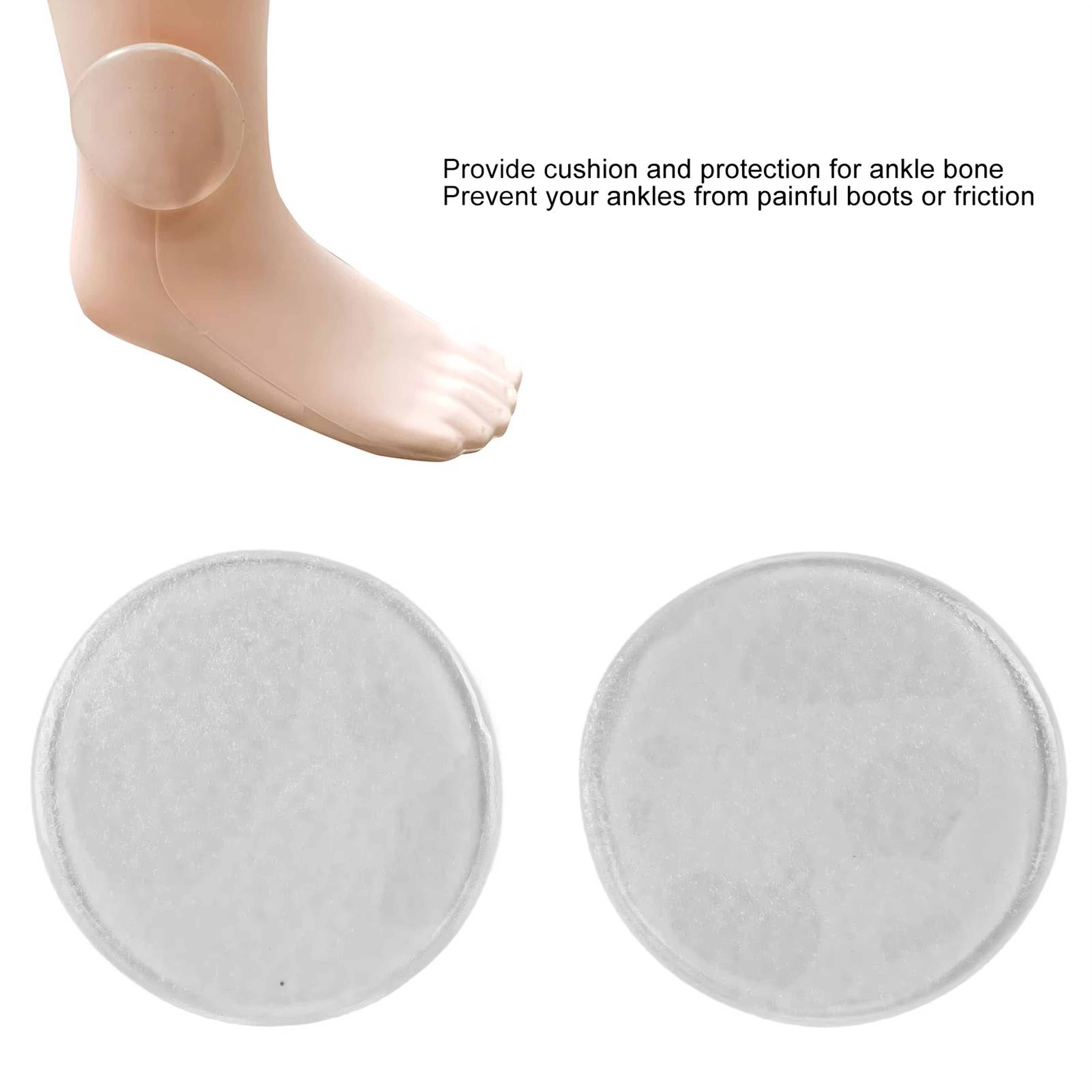 Ankle Gel Cushion Pads For Pressure Relief And Improved Circulation 1