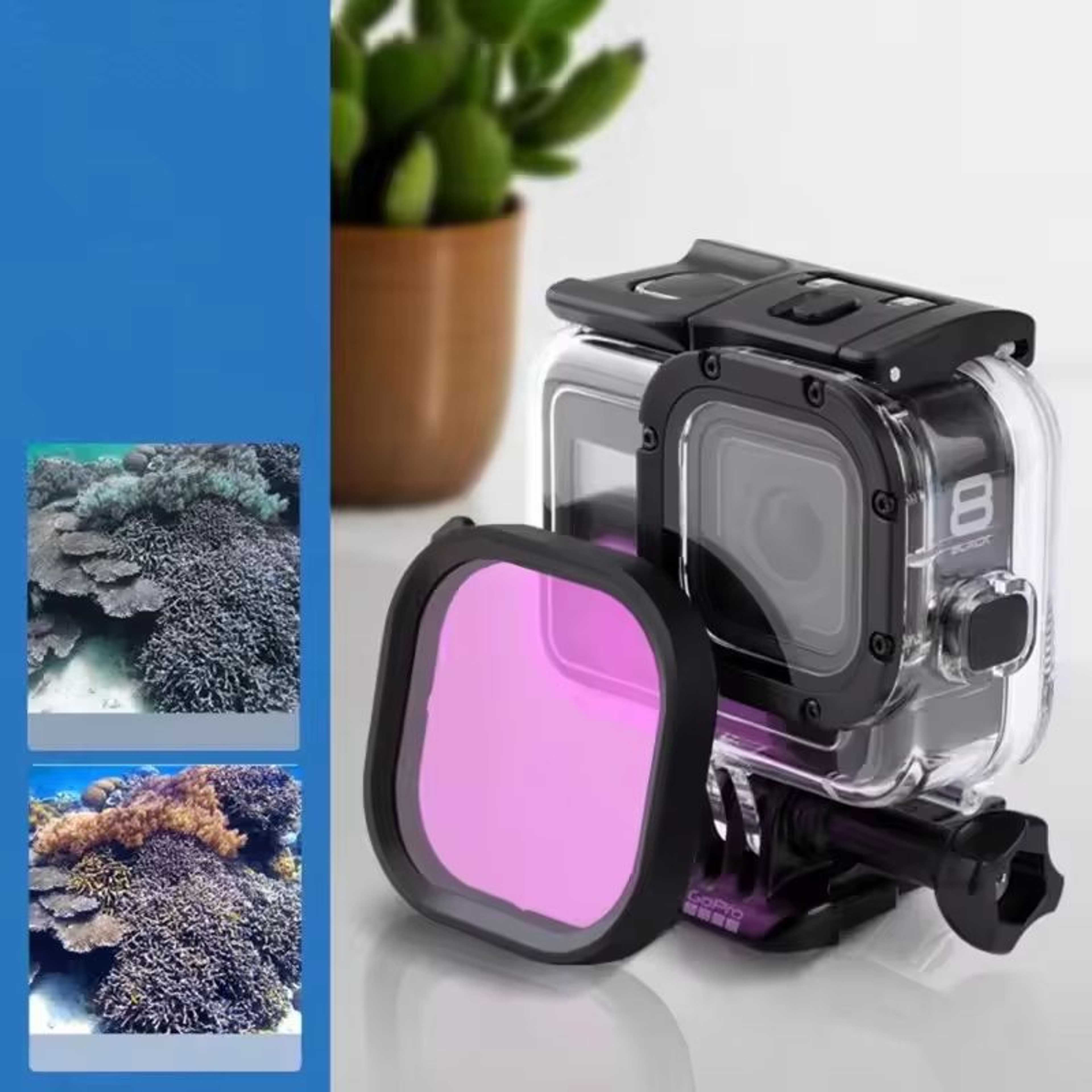 Waterproof 60M Housing Case For GoPro Hero 11109 Black 3