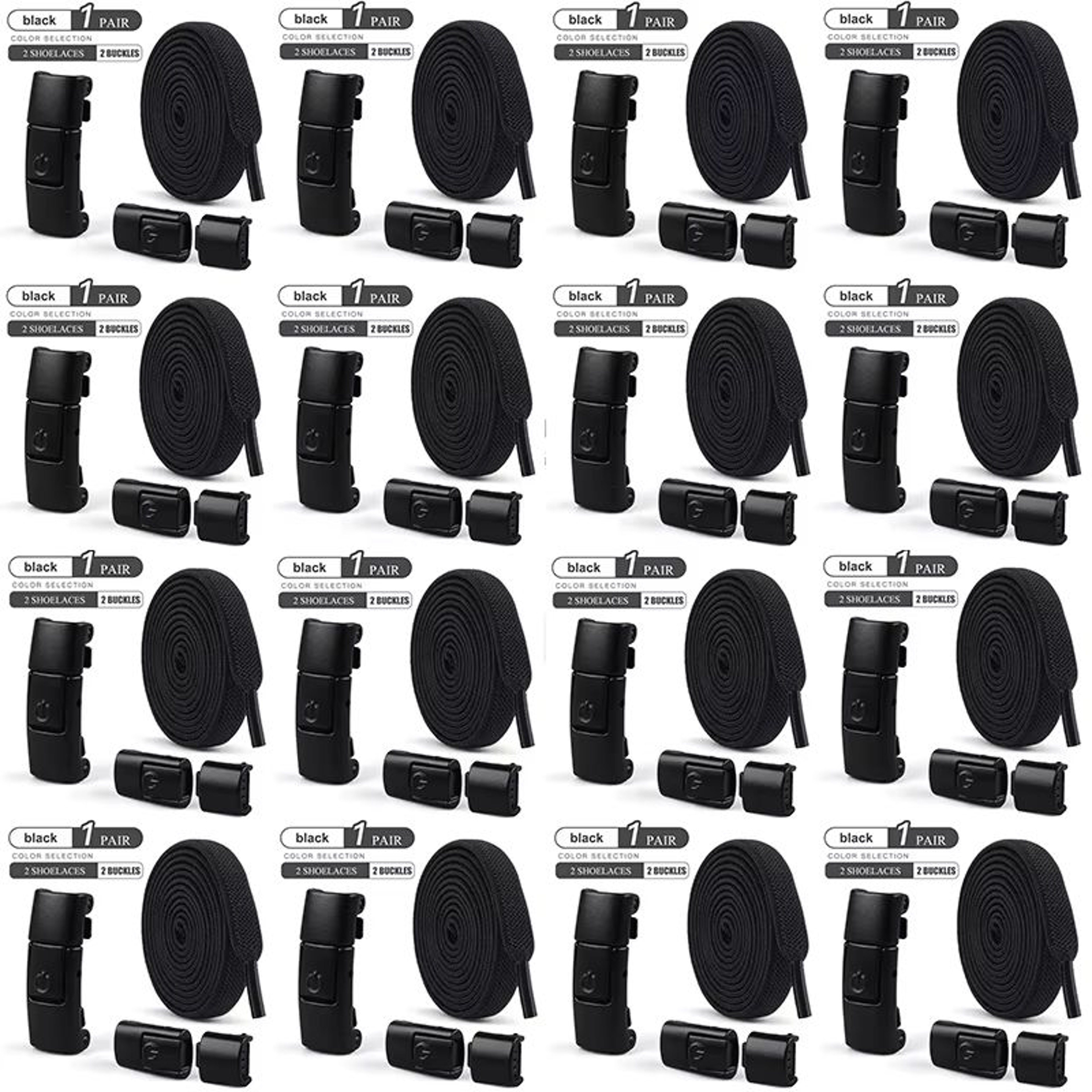 No Tie Shoelaces Press Lock Flat Laces 031in Wide For Sneakers Kids And Adults Quick Slip On Fit 22