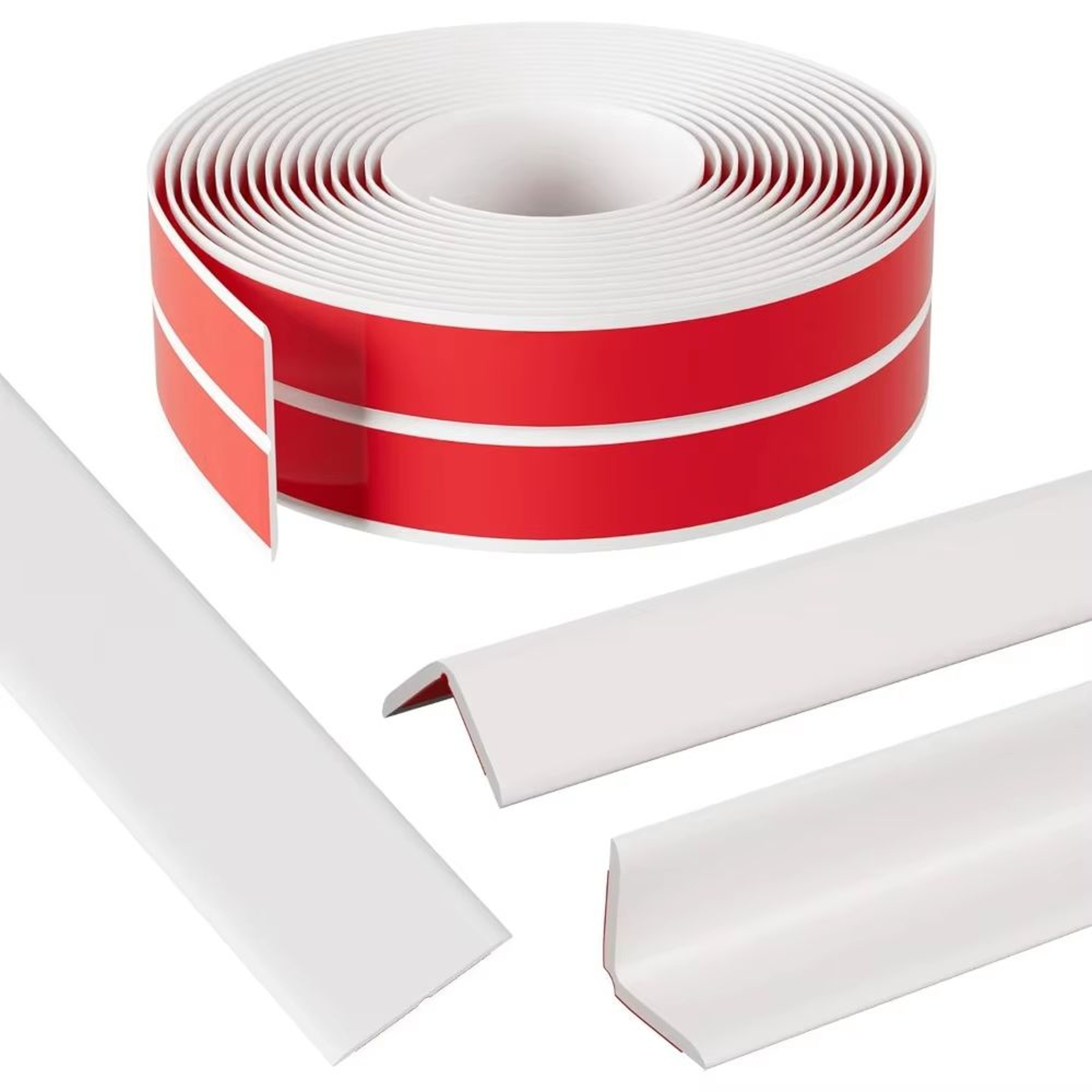 SelfAdhesive Flexible LShape Wall Corner  Floor Transition Protector Strip 6