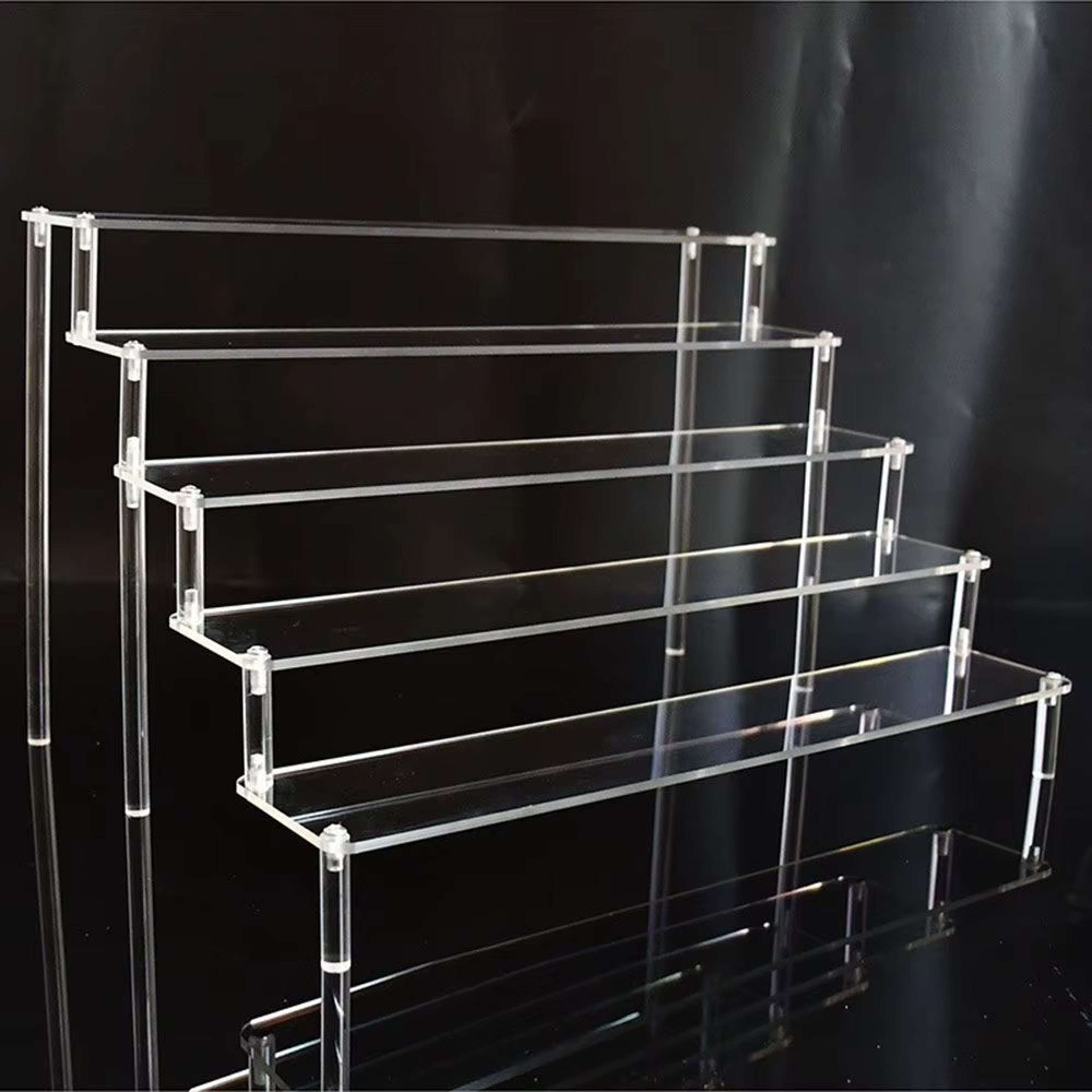 Acrylic Display Stand 15 Tier Transparent Rack For Cupcakes Perfume Dolls  Collectibles 2
