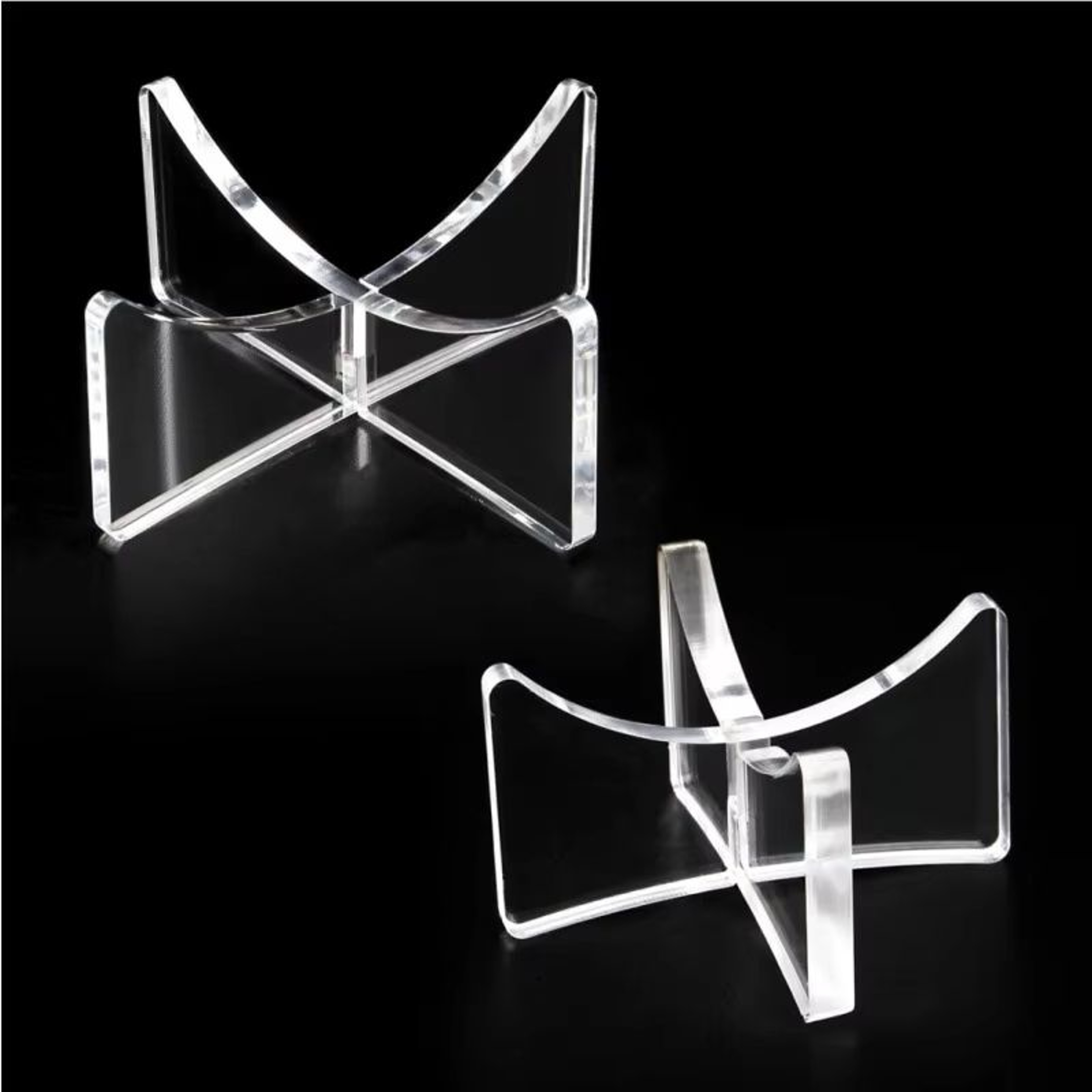 Transparent Acrylic Ball Display Stand Single Holder For Basketball Football Volleyball 3
