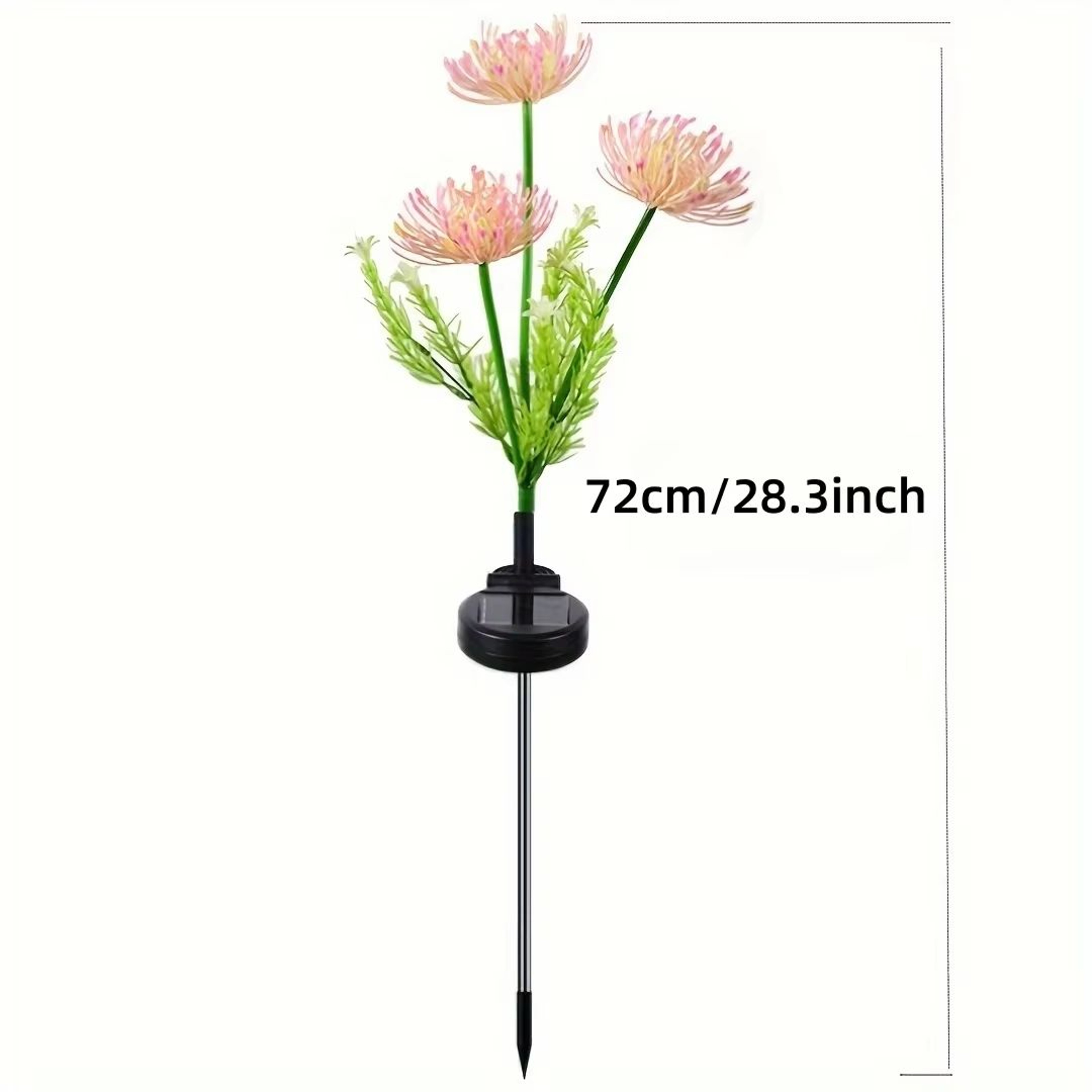 Solar Flower Garden Lights Outdoor Decorative Lighting With Glowing Stems 5