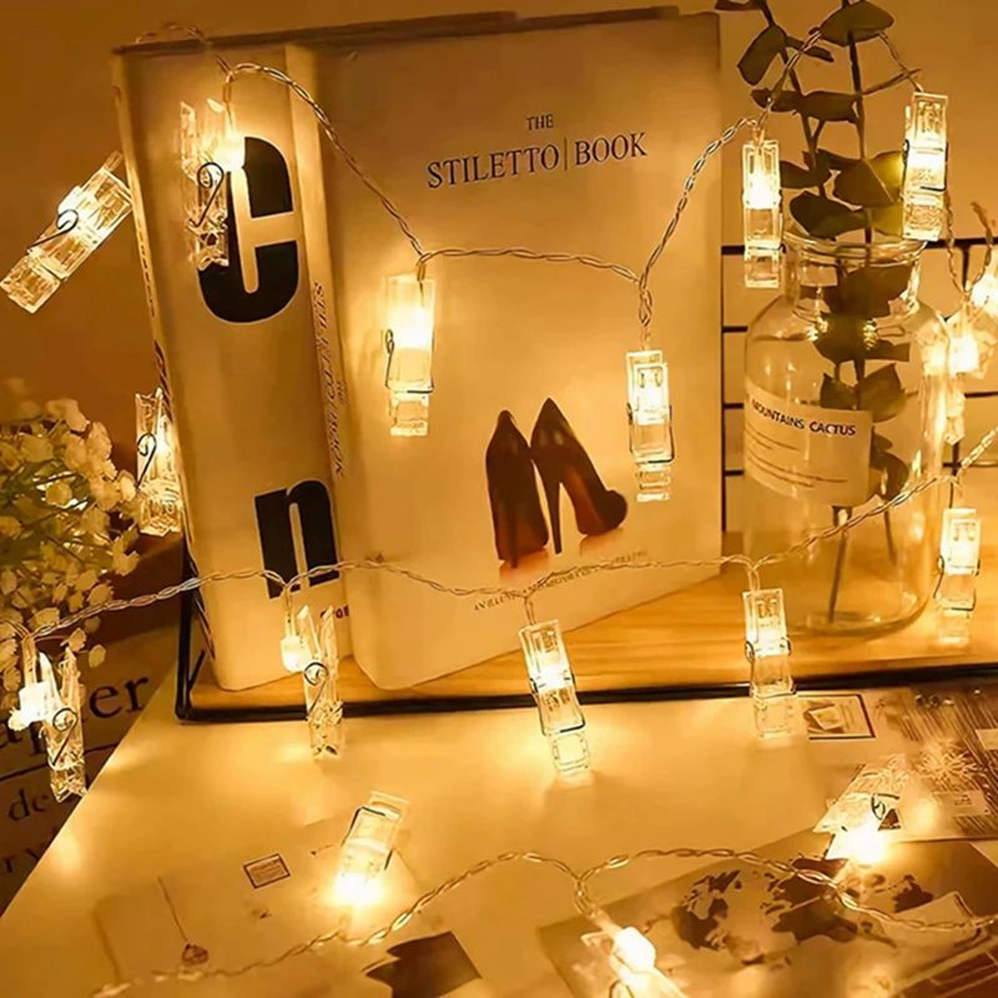 Photo Clip String Lights With 10203040 LED Fairy Lights For Pictures Cards And Party Decor 2