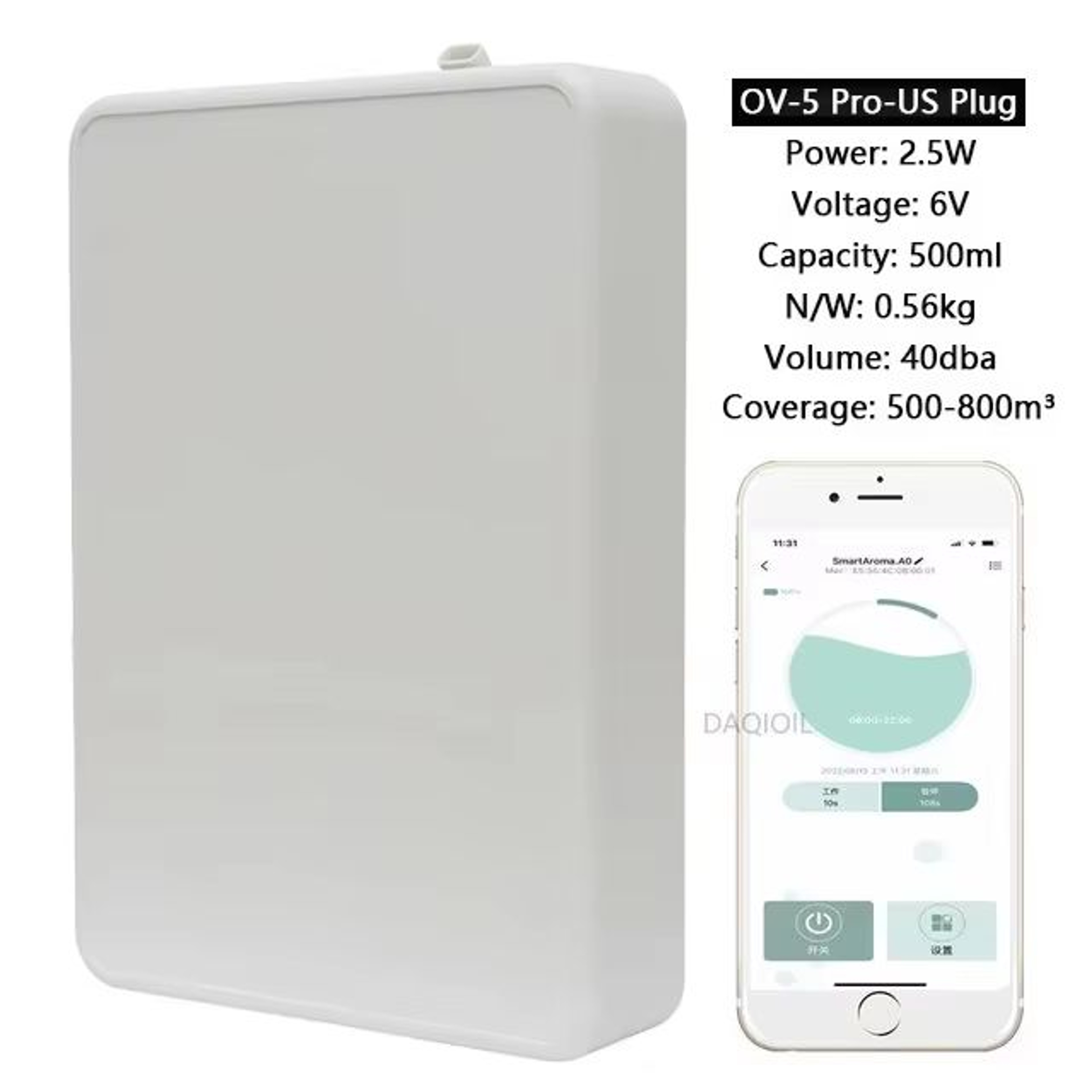 Bluetooth Smart WallMounted Aroma Diffuser Scent Machine For Home 7